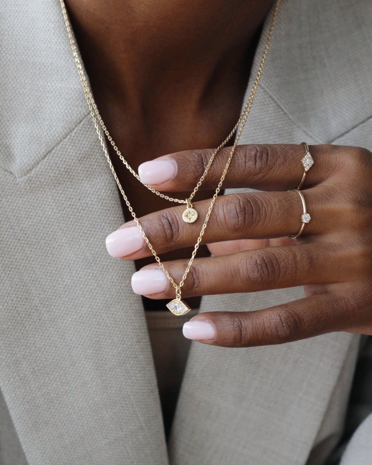 18K Vermeil White Lily Ring