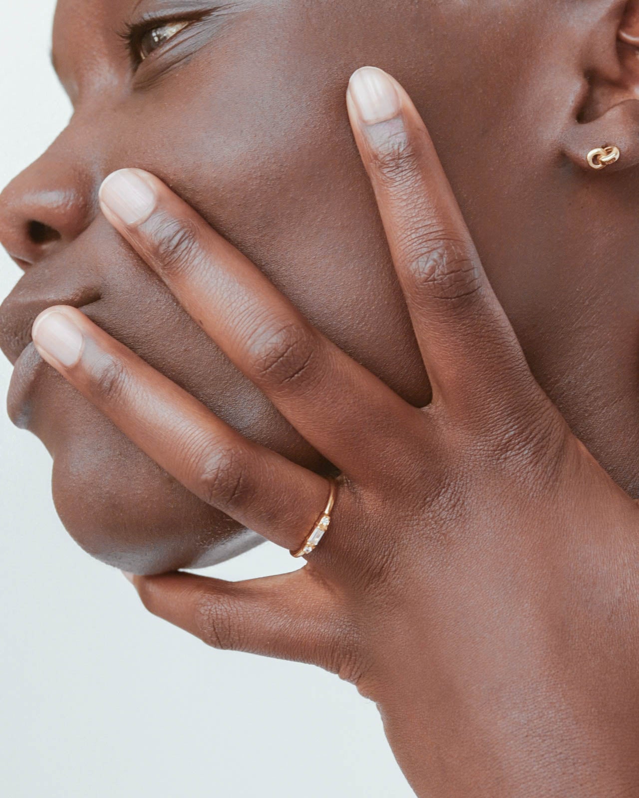 18K Vermeil Mary Ring