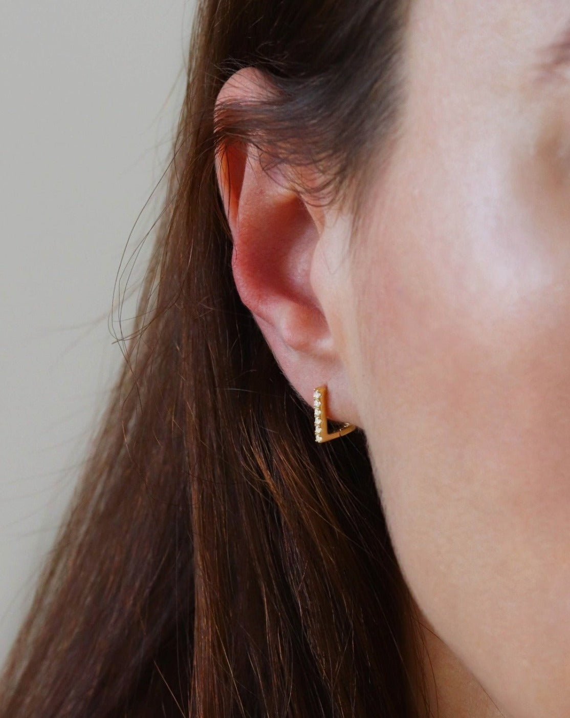 18K Gold Vermeil Hoops