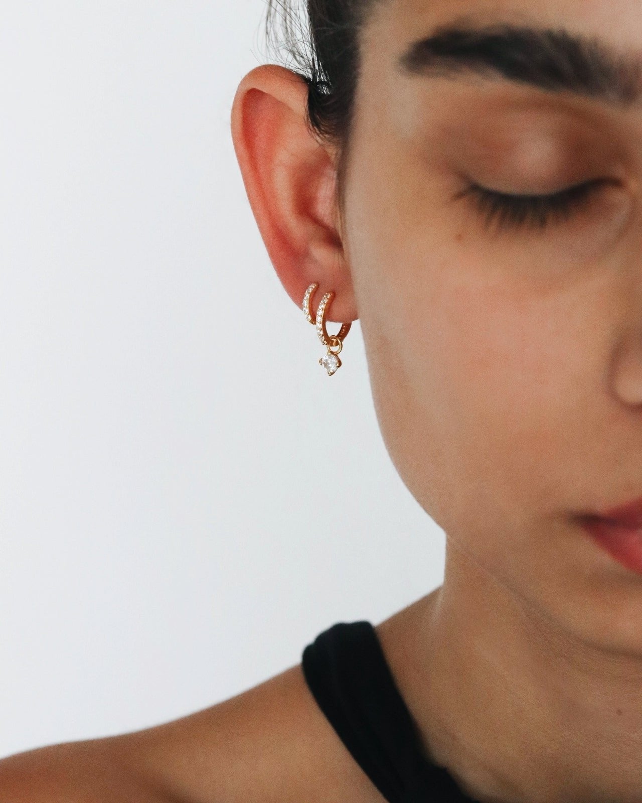 18K Gold Vermeil Hoops