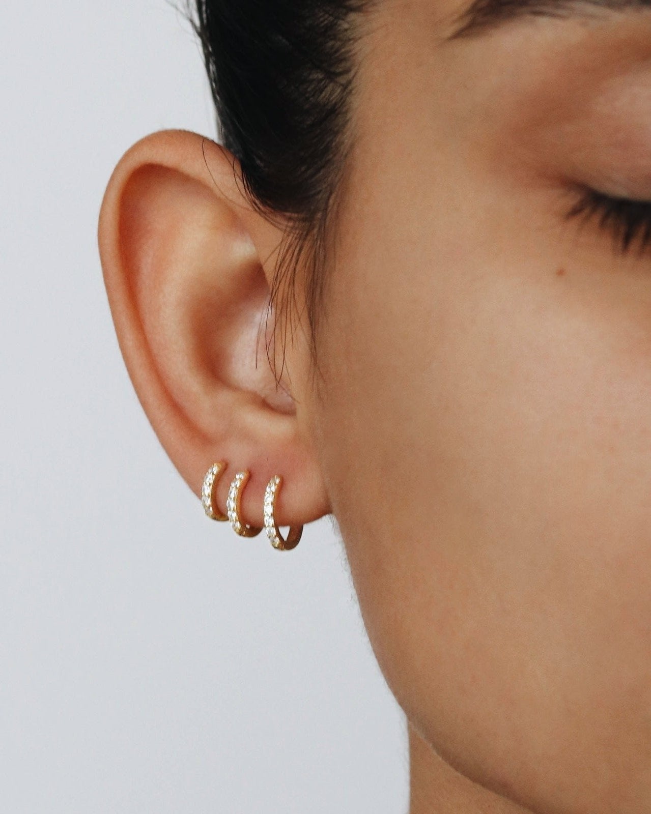 18K Gold Vermeil Hoops