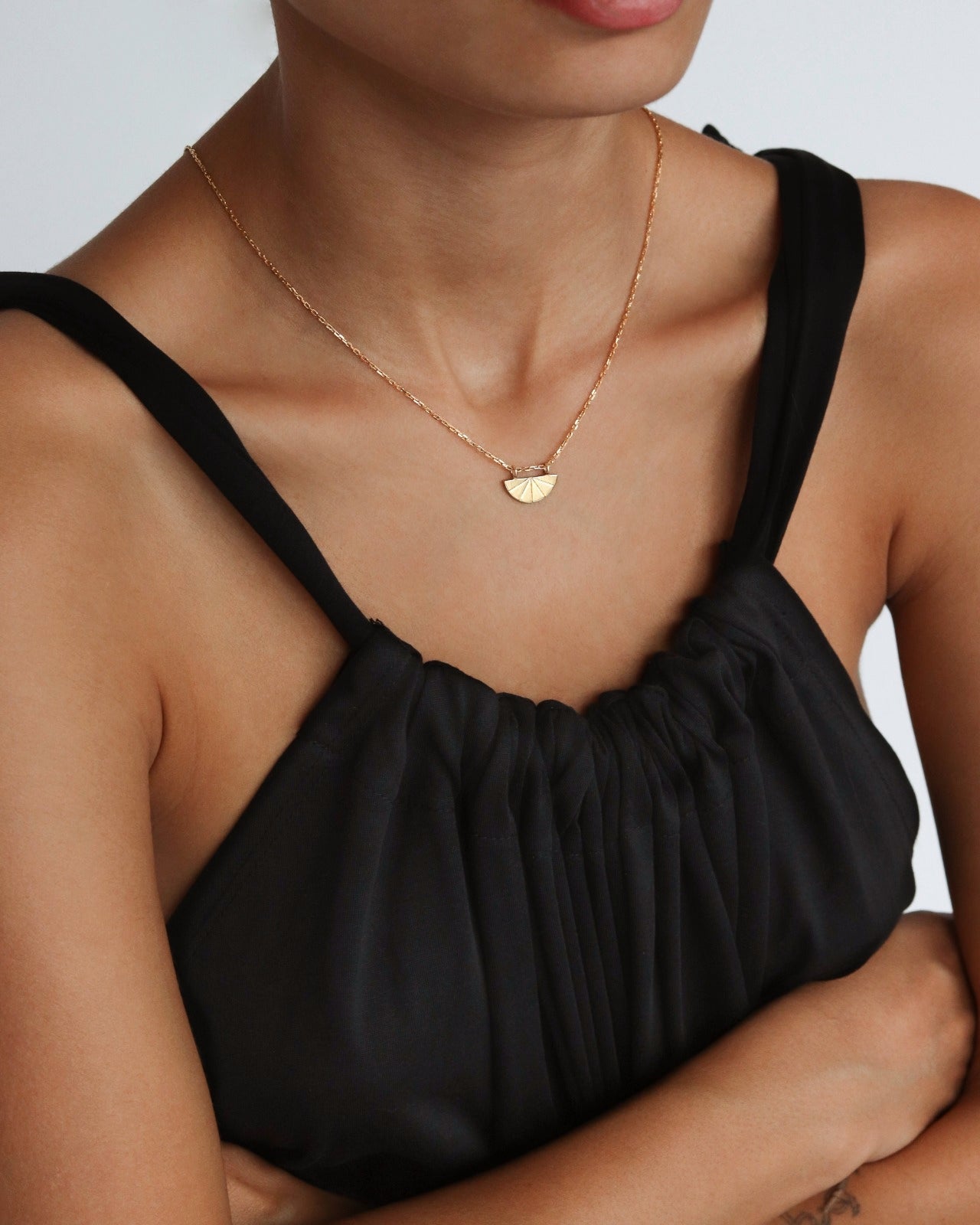 18K Vermeil Geo Necklace