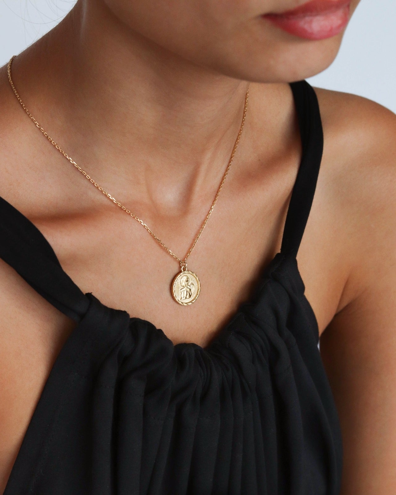 18K Vermeil Guardian Angel Necklace