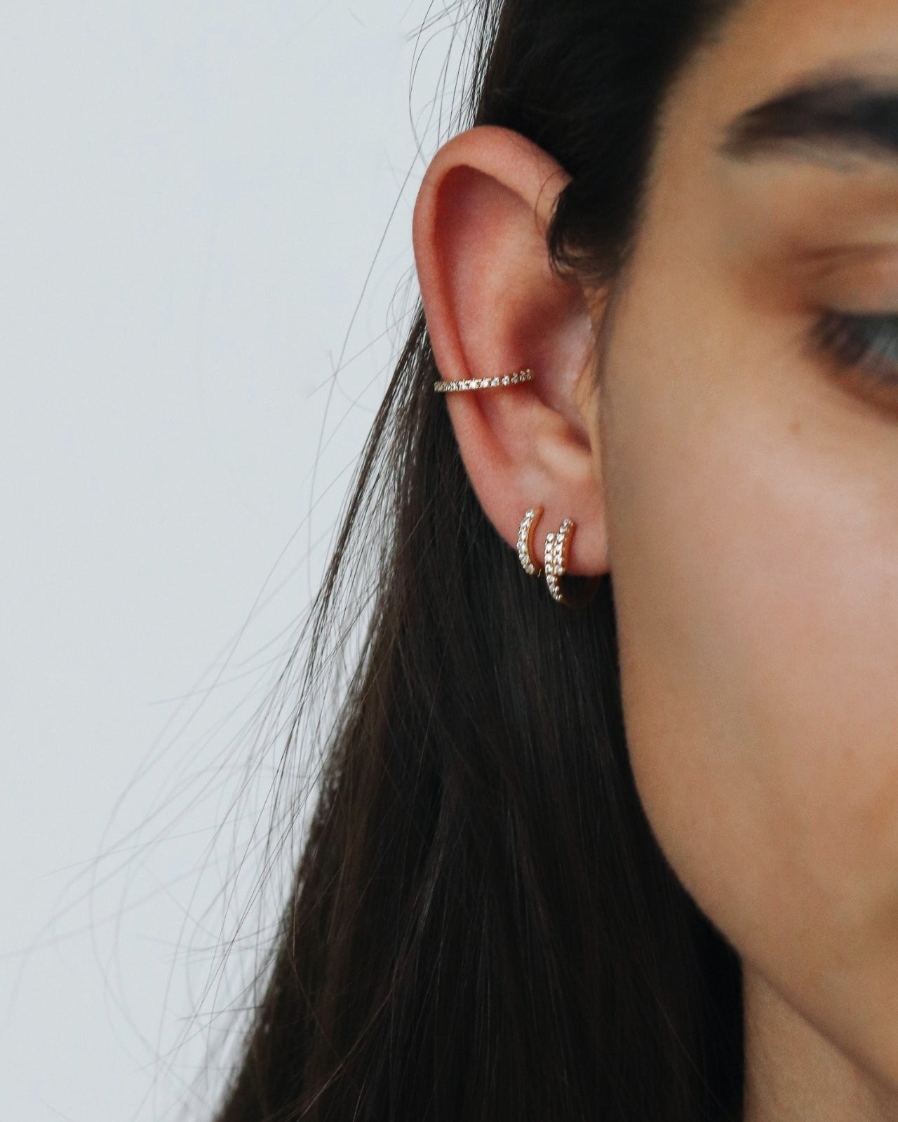 18K Gold Vermeil Hoops