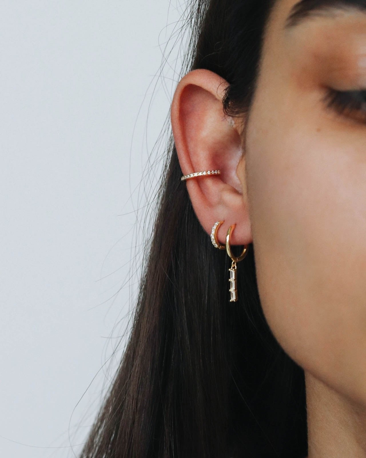 18K Gold Vermeil Hoops