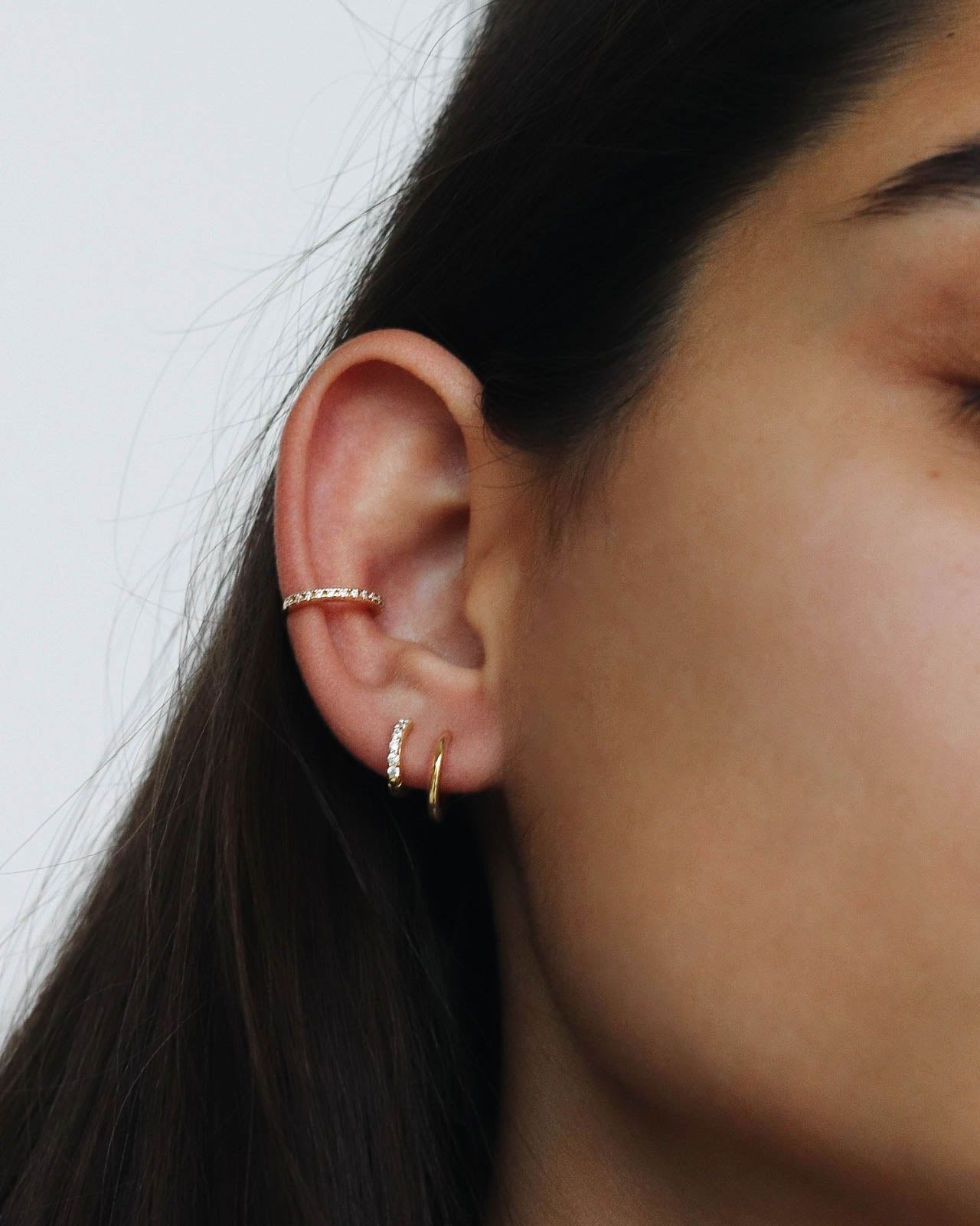 18K Gold Vermeil Hoops
