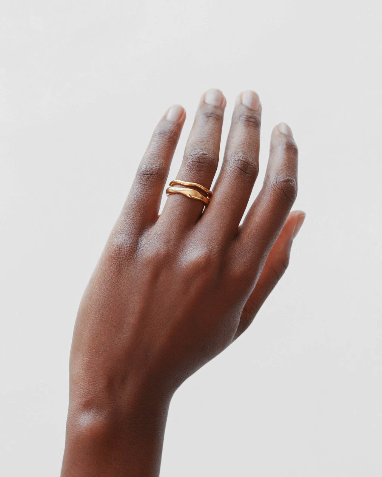 18K Gold Band Rings