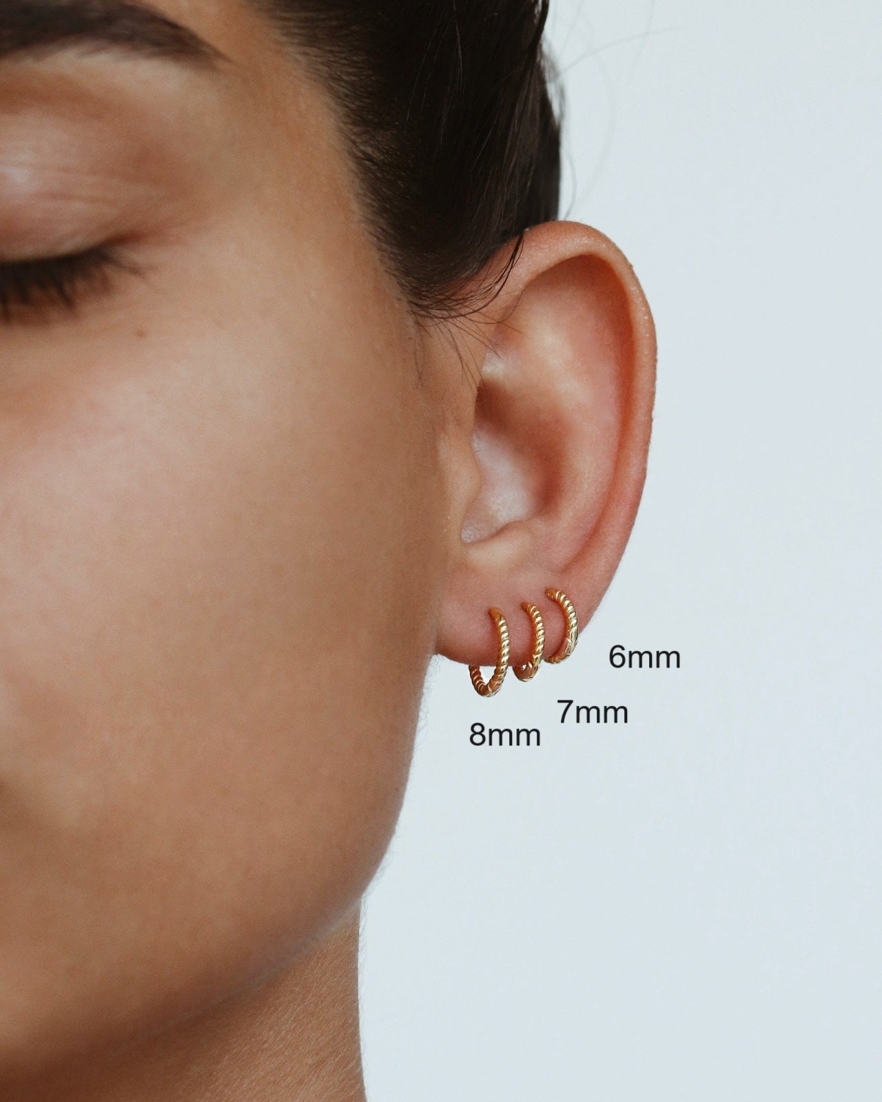 Aros Oro Vermeil de 18K