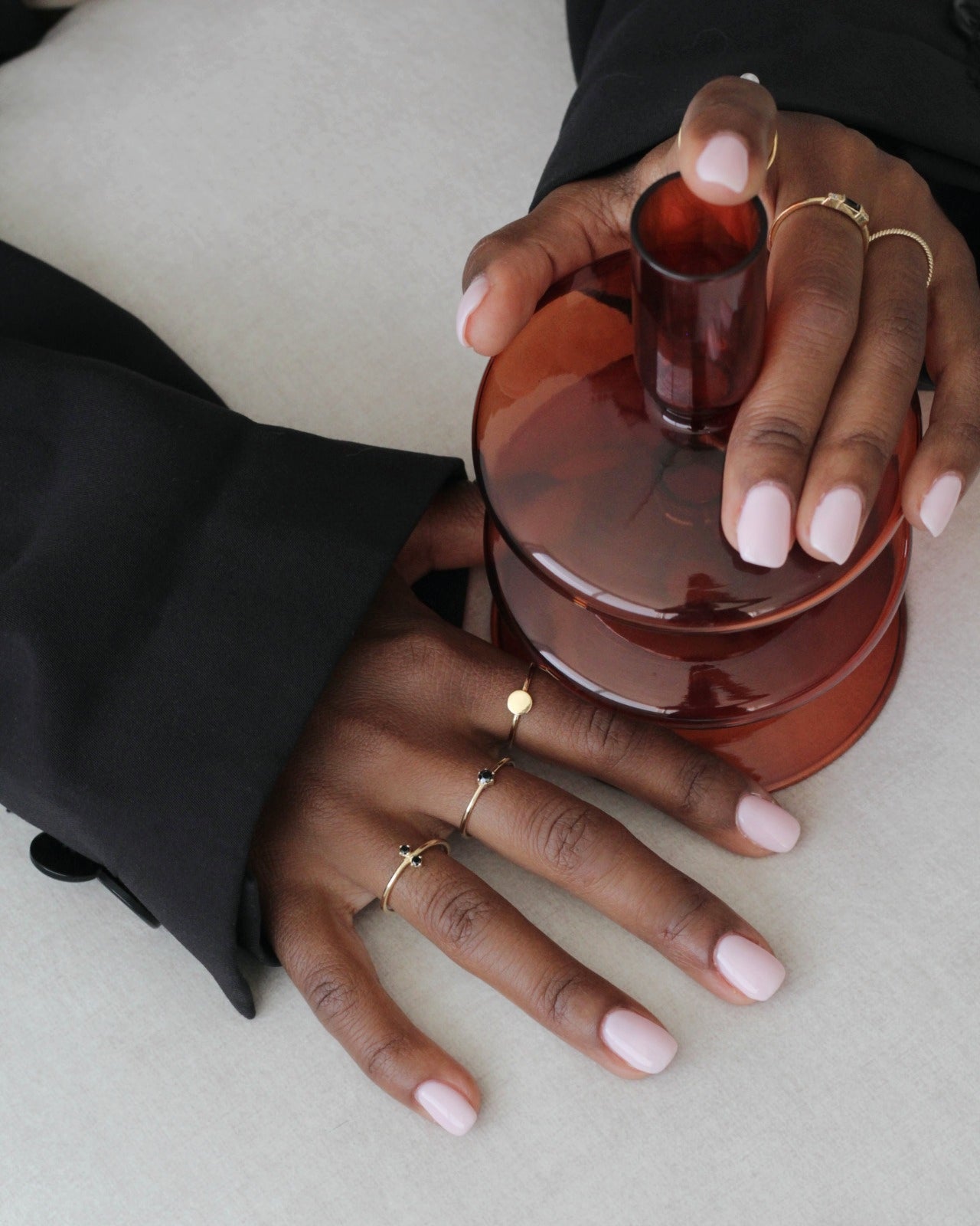 18K Vermeil Disc Ring