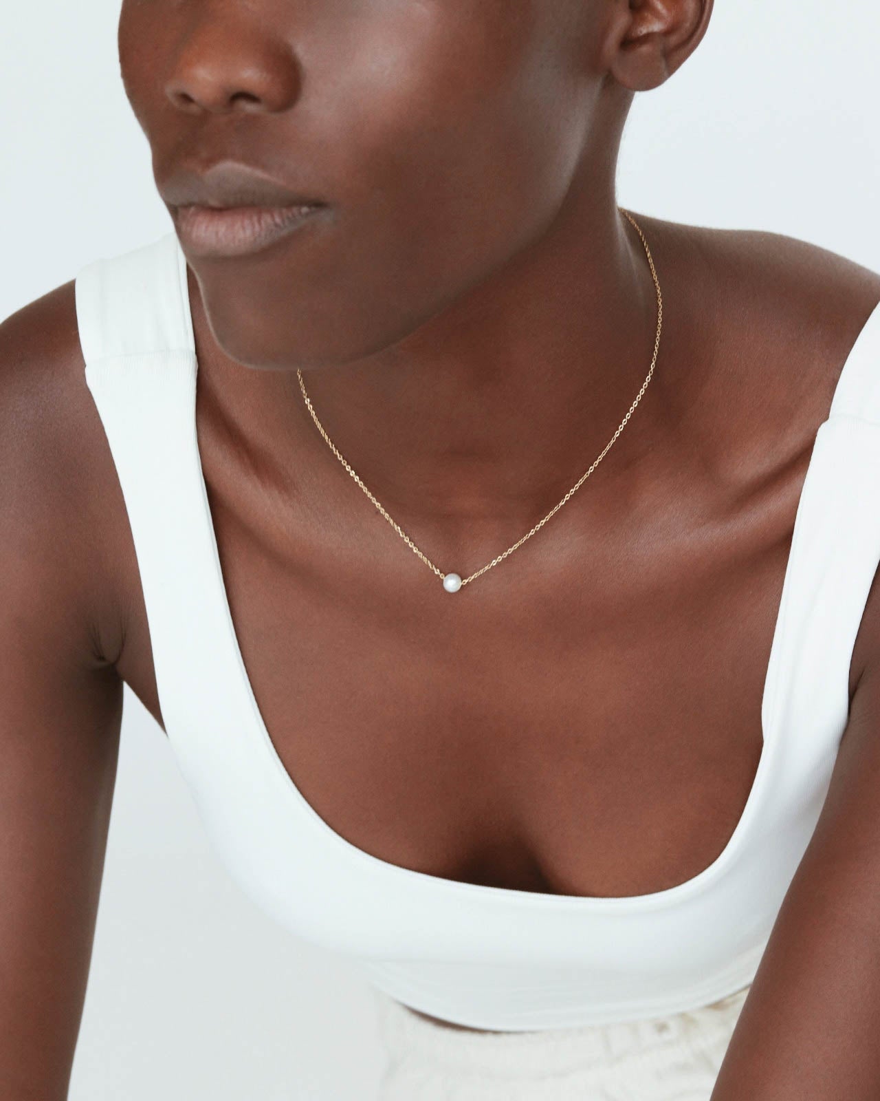 Collier de perles 18 carats