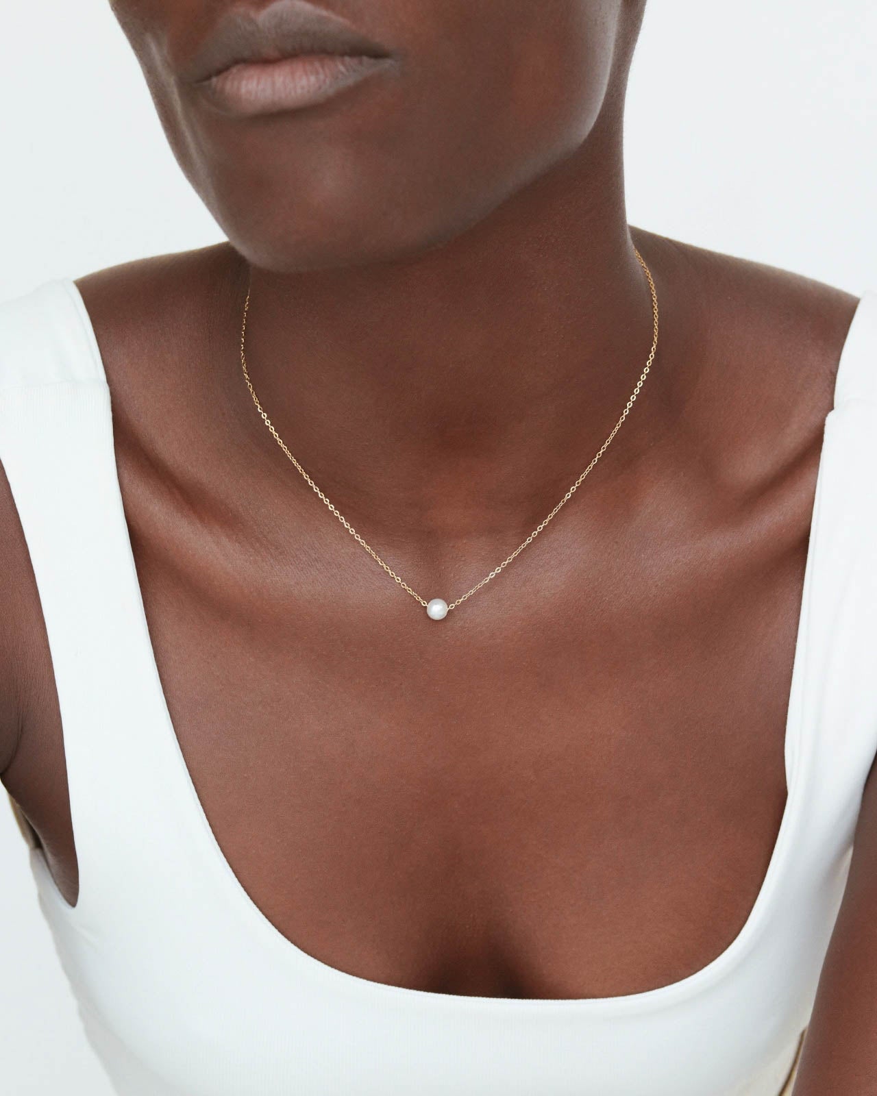 Collier de perles 18 carats