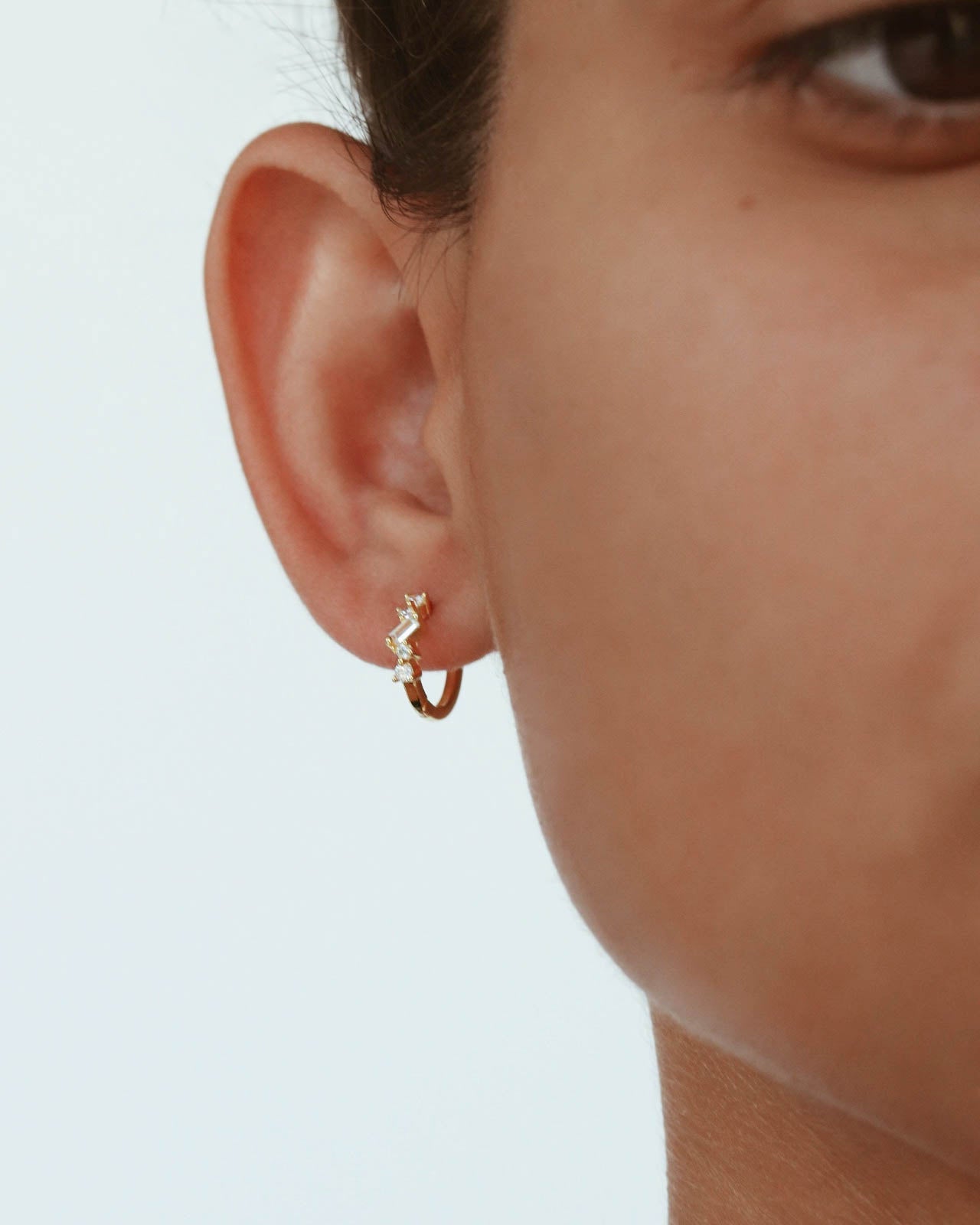 18K Vermeil Gabrielle Hoops