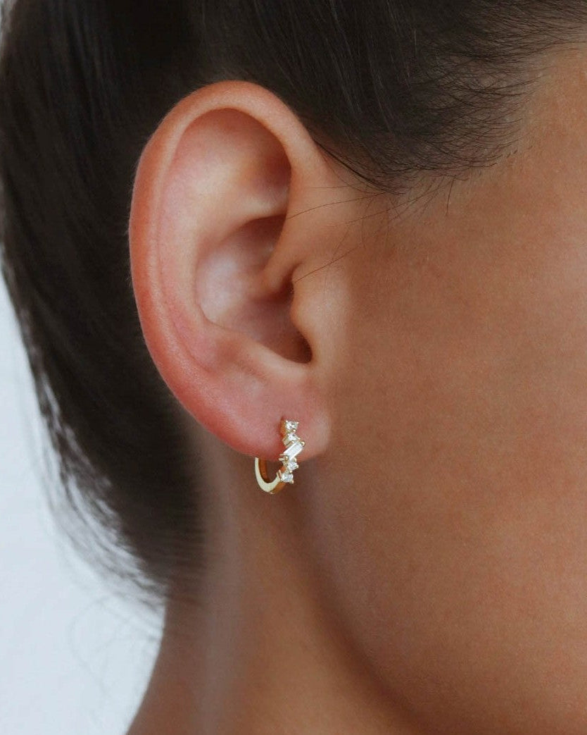 18K Vermeil Gabrielle Hoops