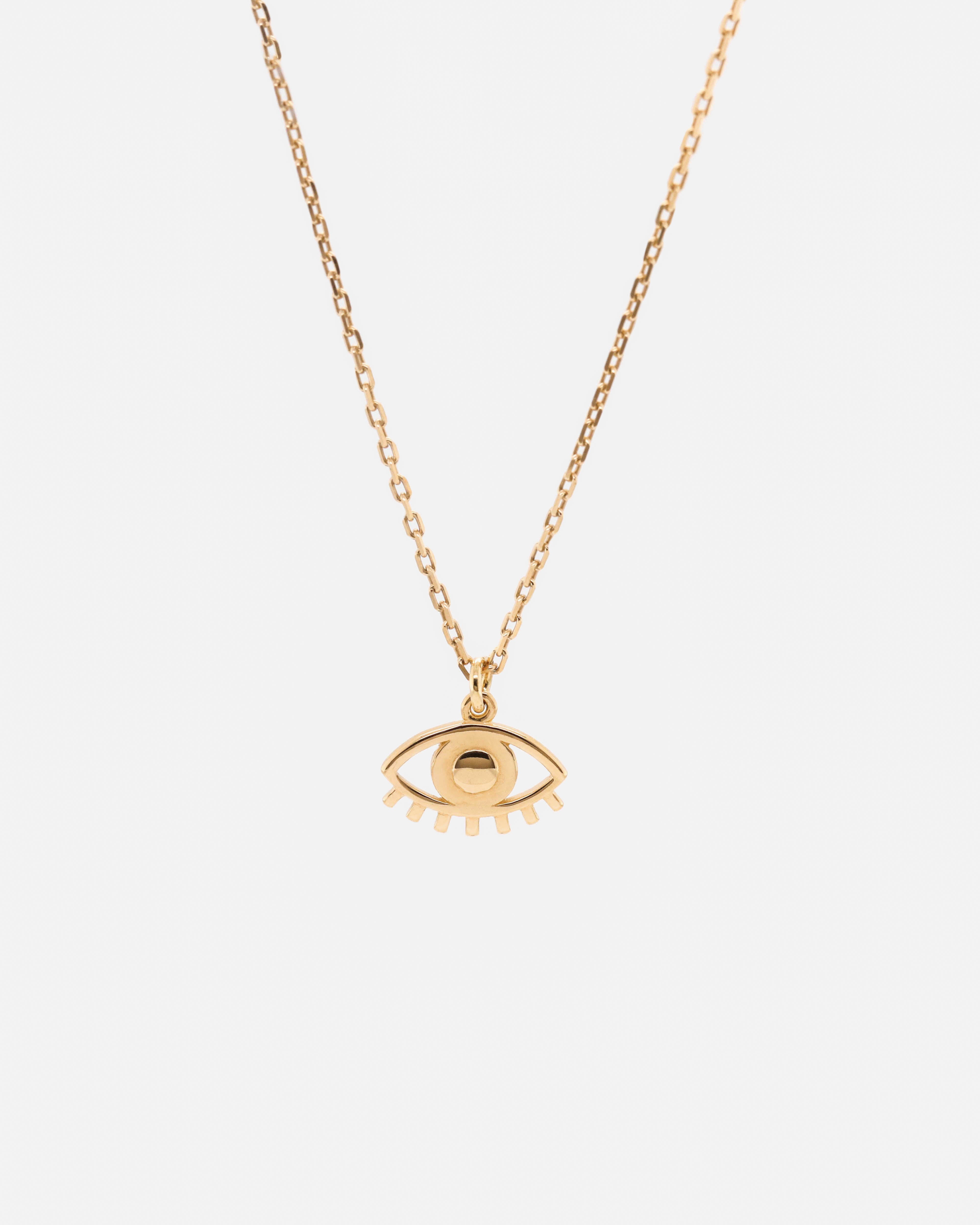 18K Vermeil Eye Necklace