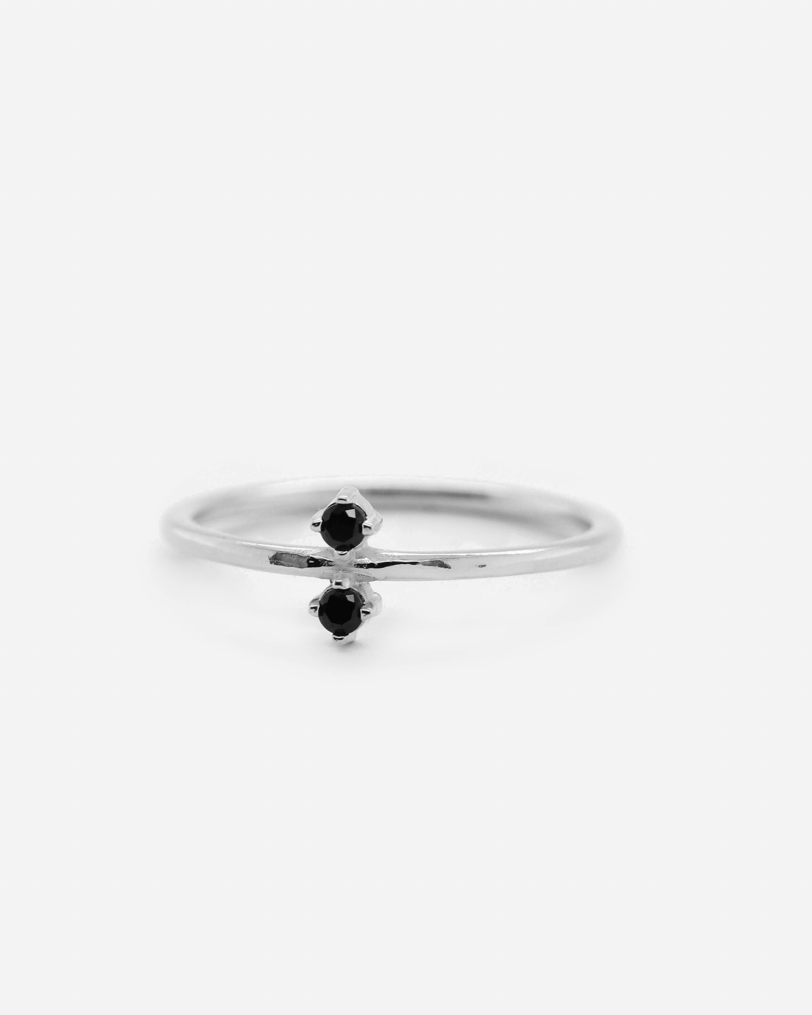 925 Silver - Double CZ Ring