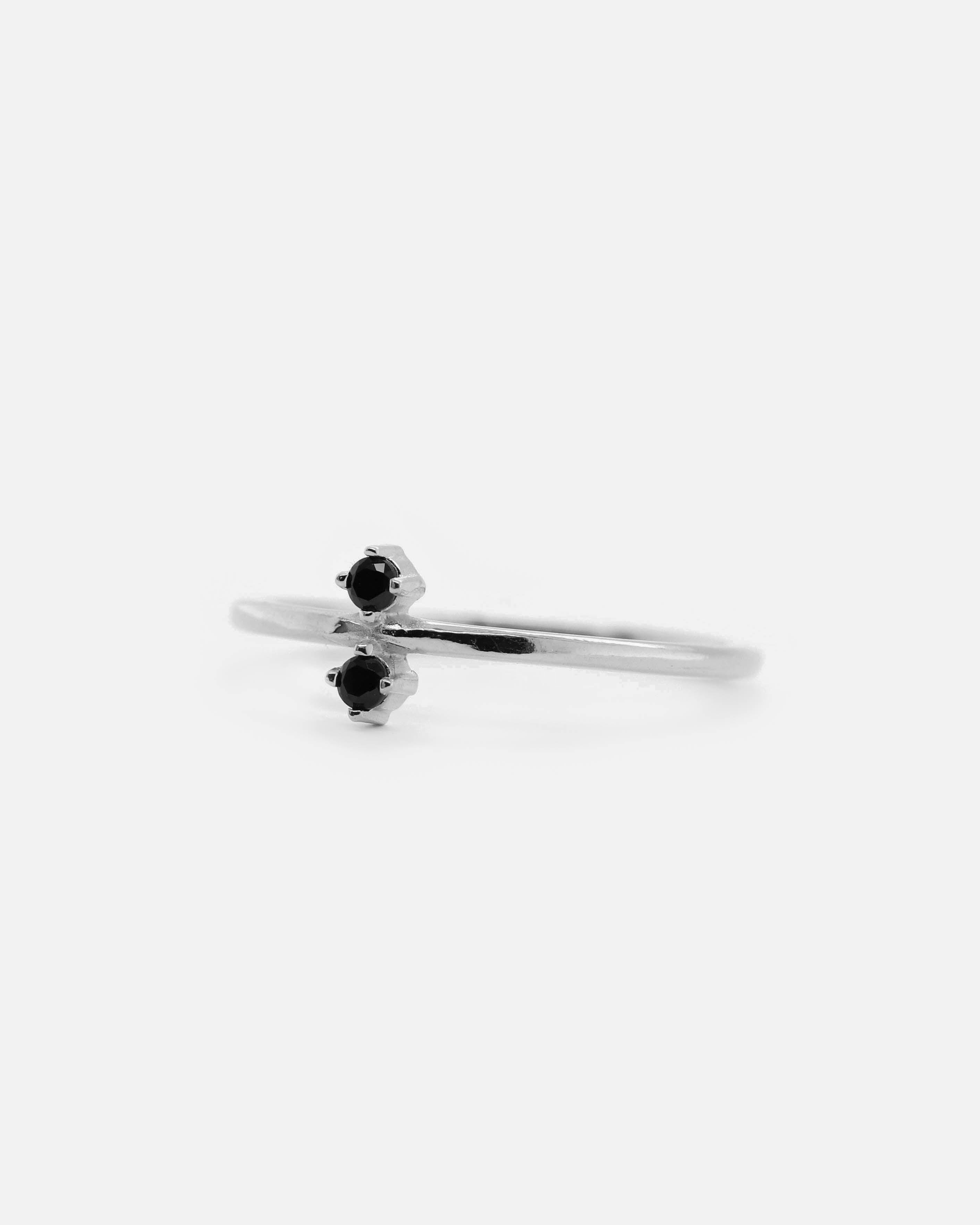 925 Silver - Double CZ Ring