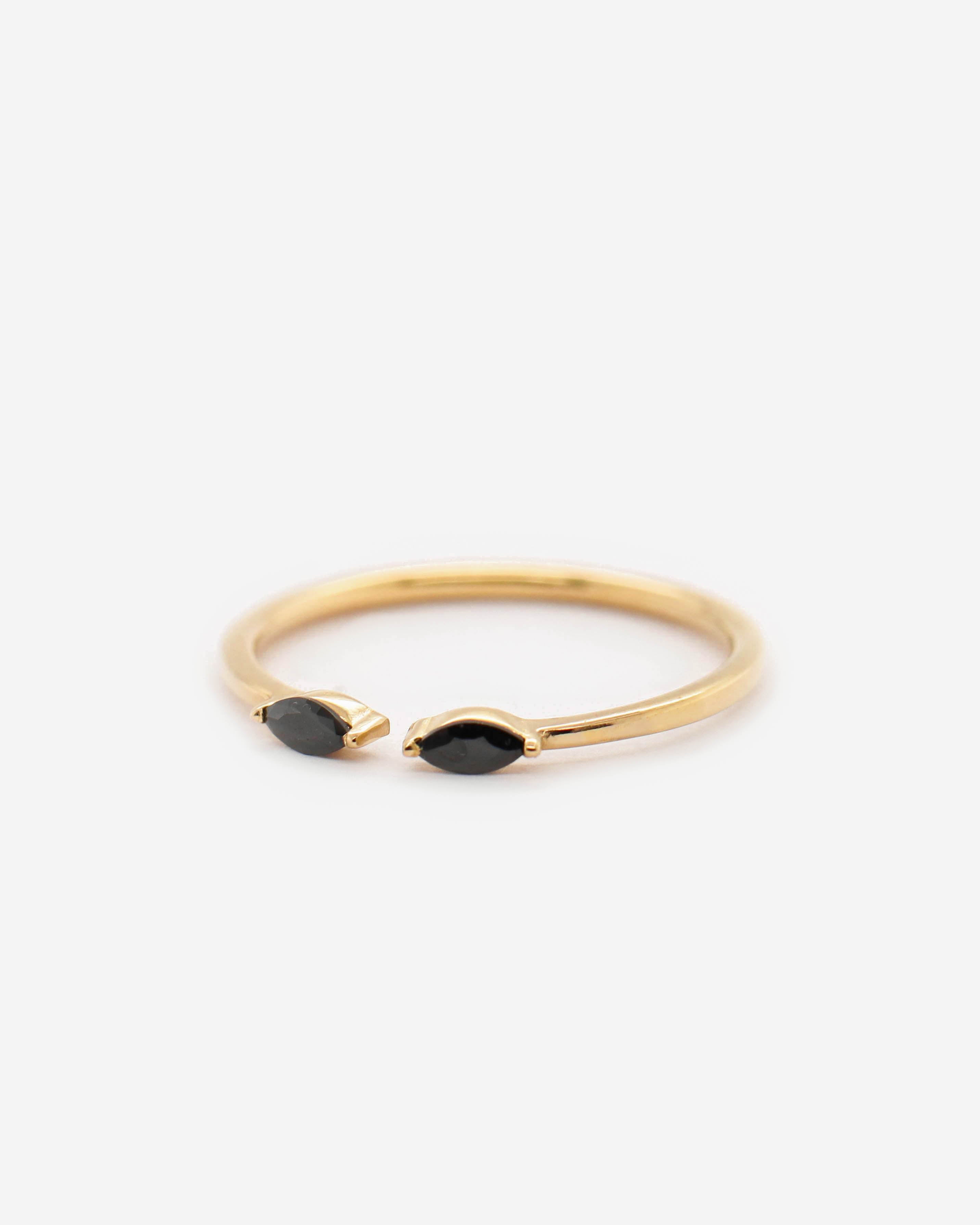 Anillo Alice de plata vermeil de 18 quilates