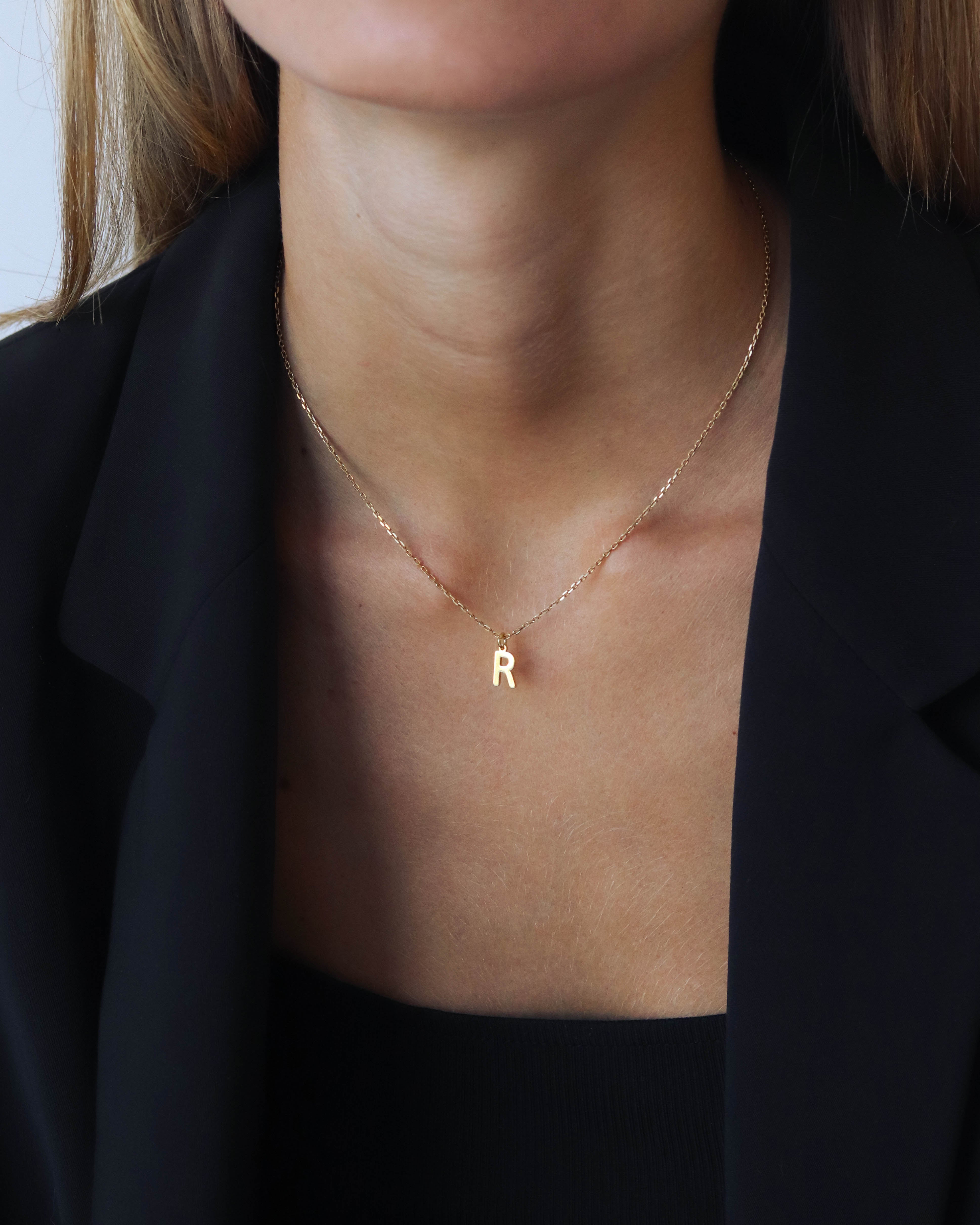 18k Initials Necklace