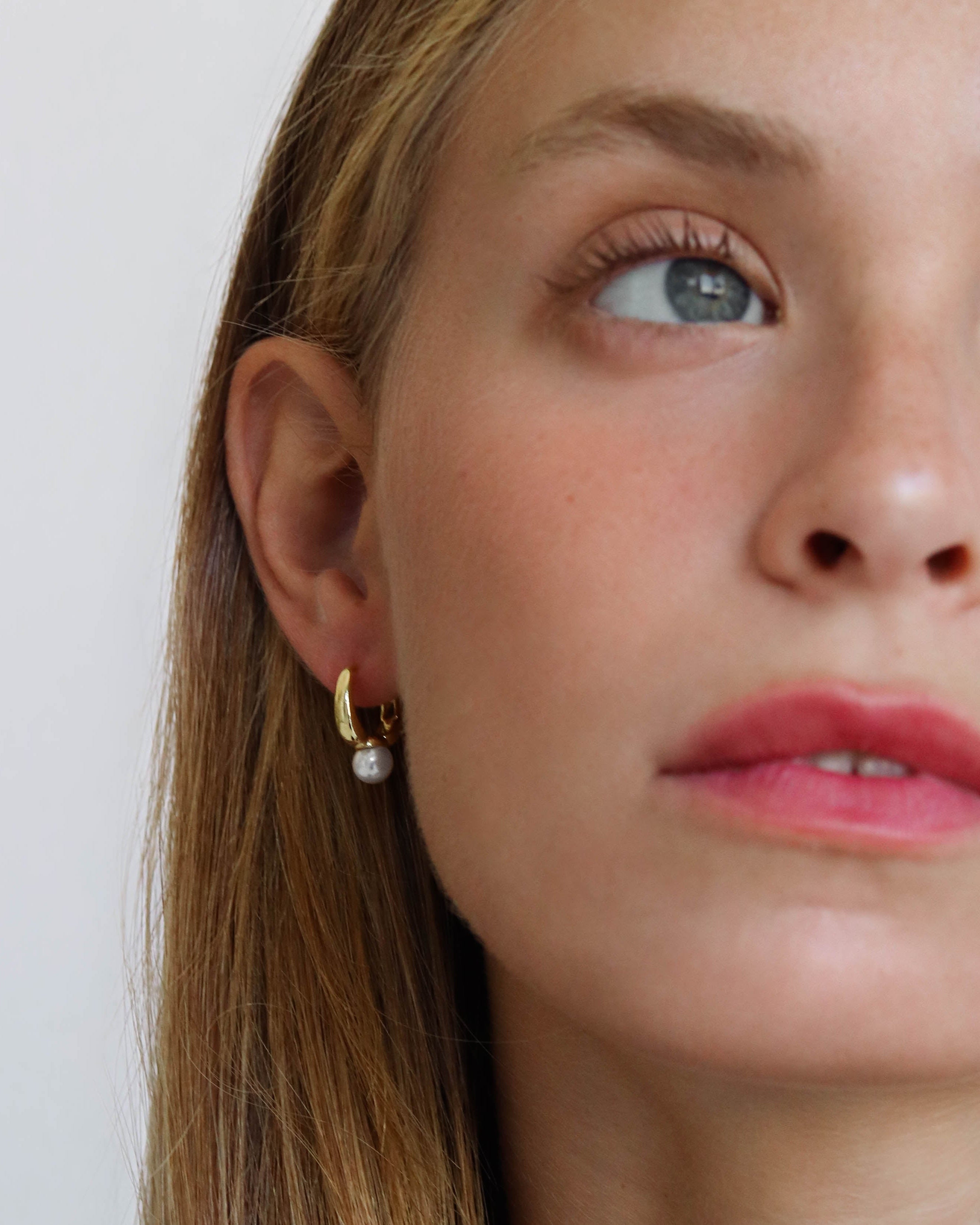18K Vermeil Theodora Hoops