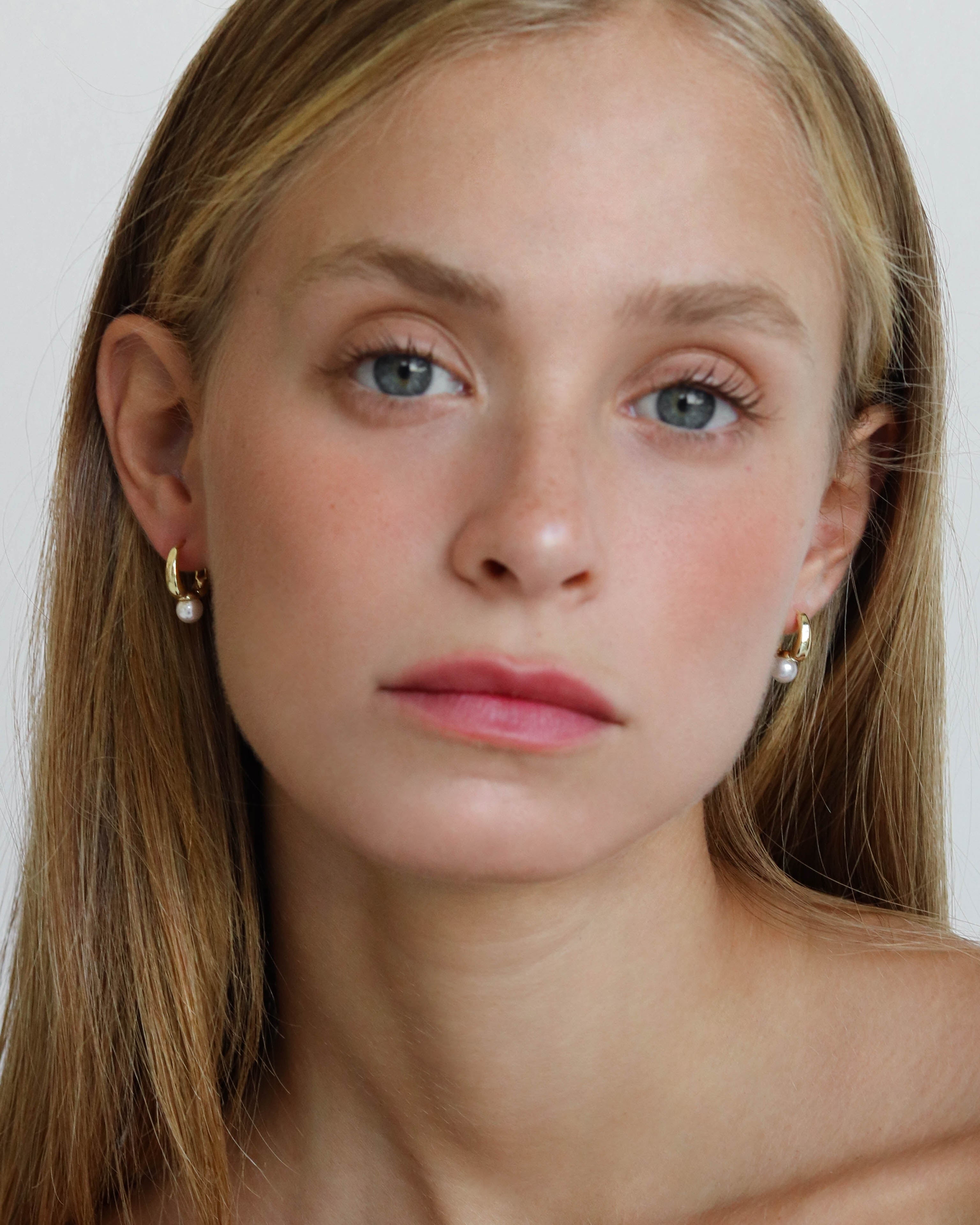18K Vermeil Theodora Hoops