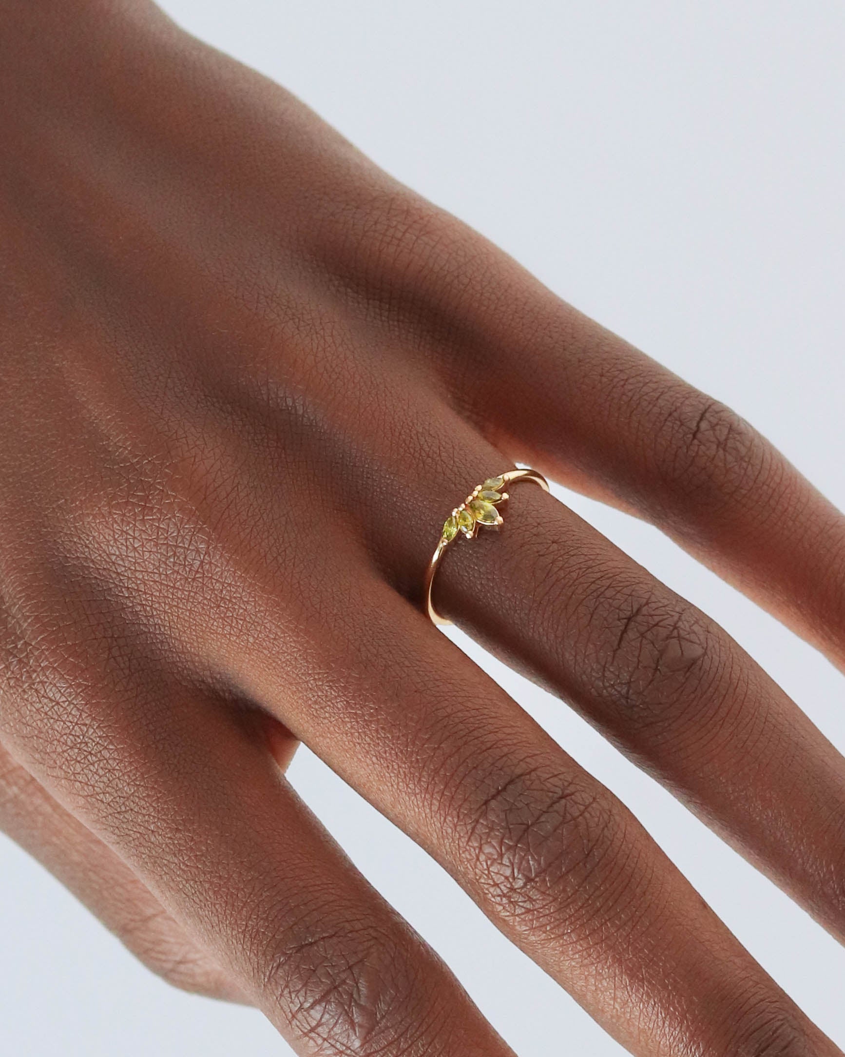 18K Vermeil Olive Julia Ring