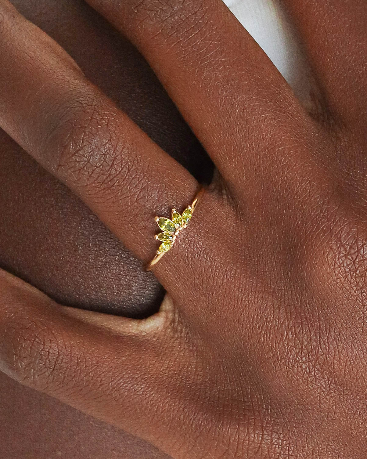 18K Vermeil Olive Julia Ring