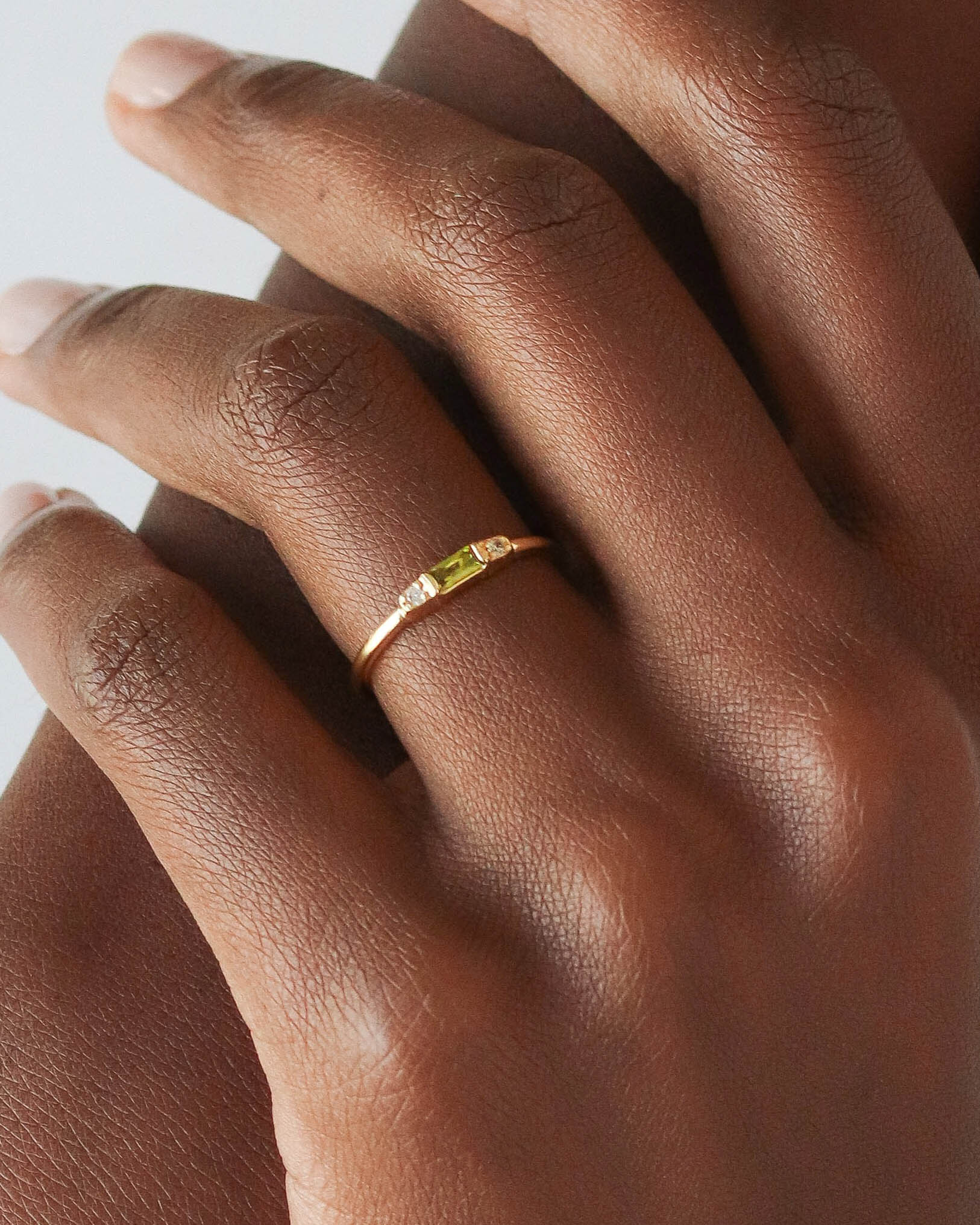 18K Vermeil Olive Mary Ring