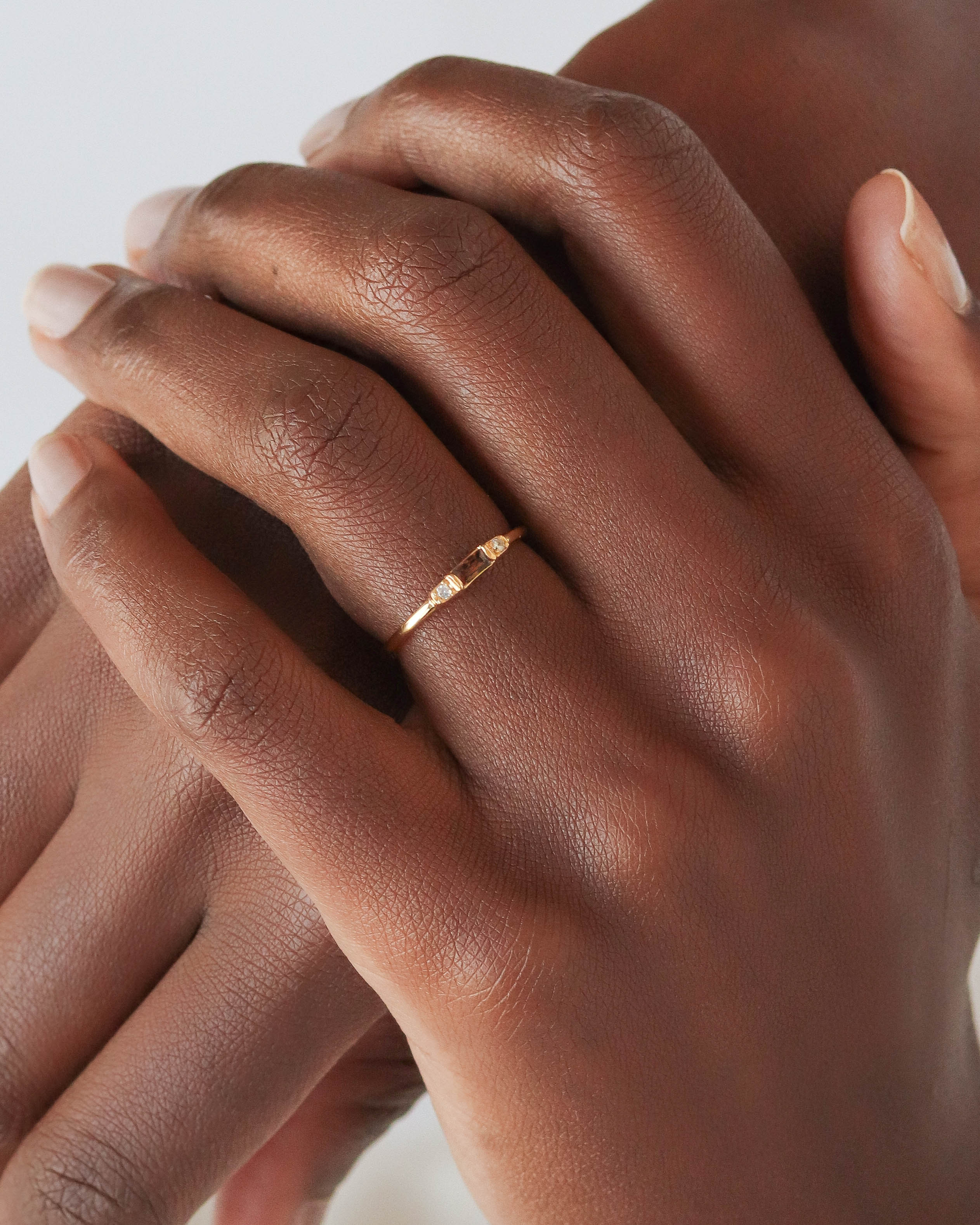 18K Vermeil Mary Ring