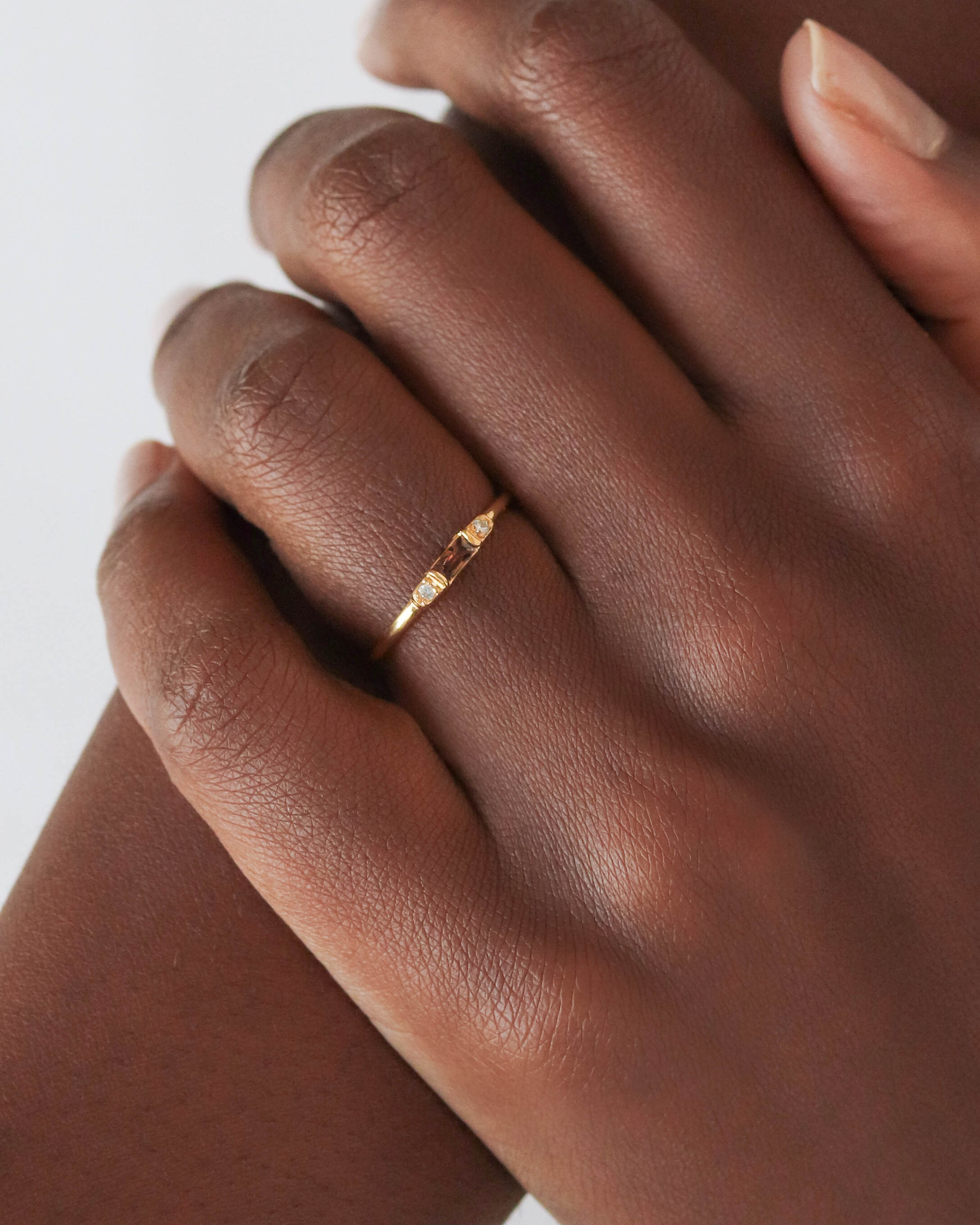 18K Vermeil Mary Ring