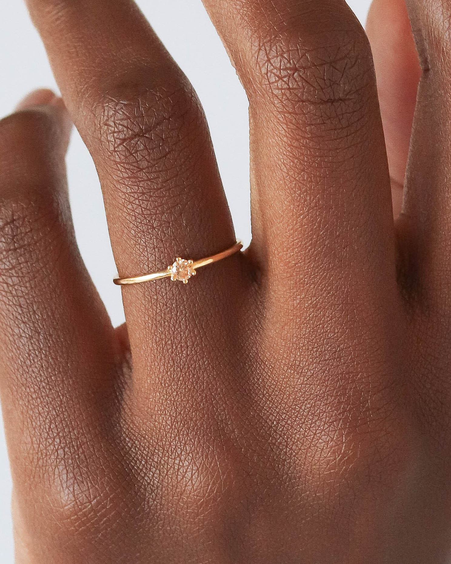 18K Vermeil Champagne Lily Ring