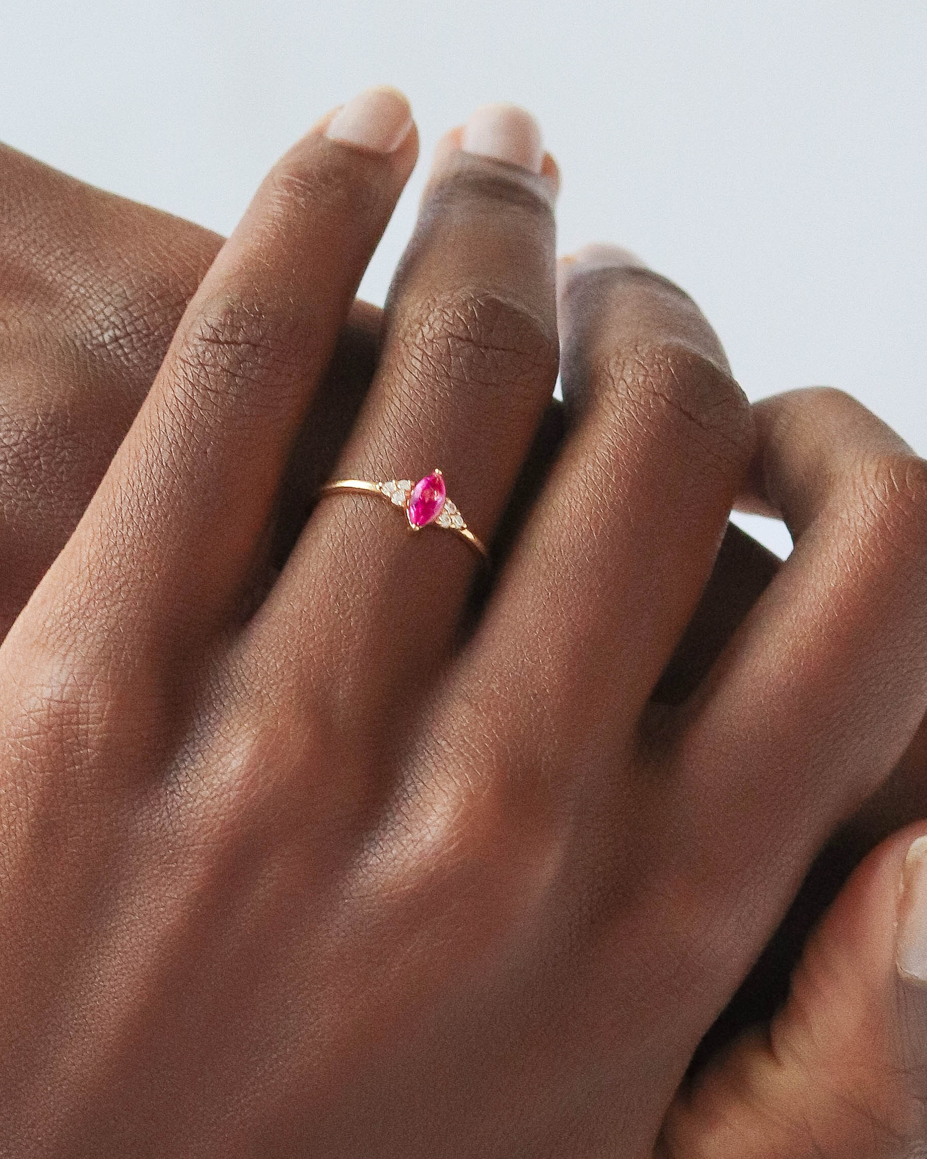 18K Vermeil Pink Ariana Ring