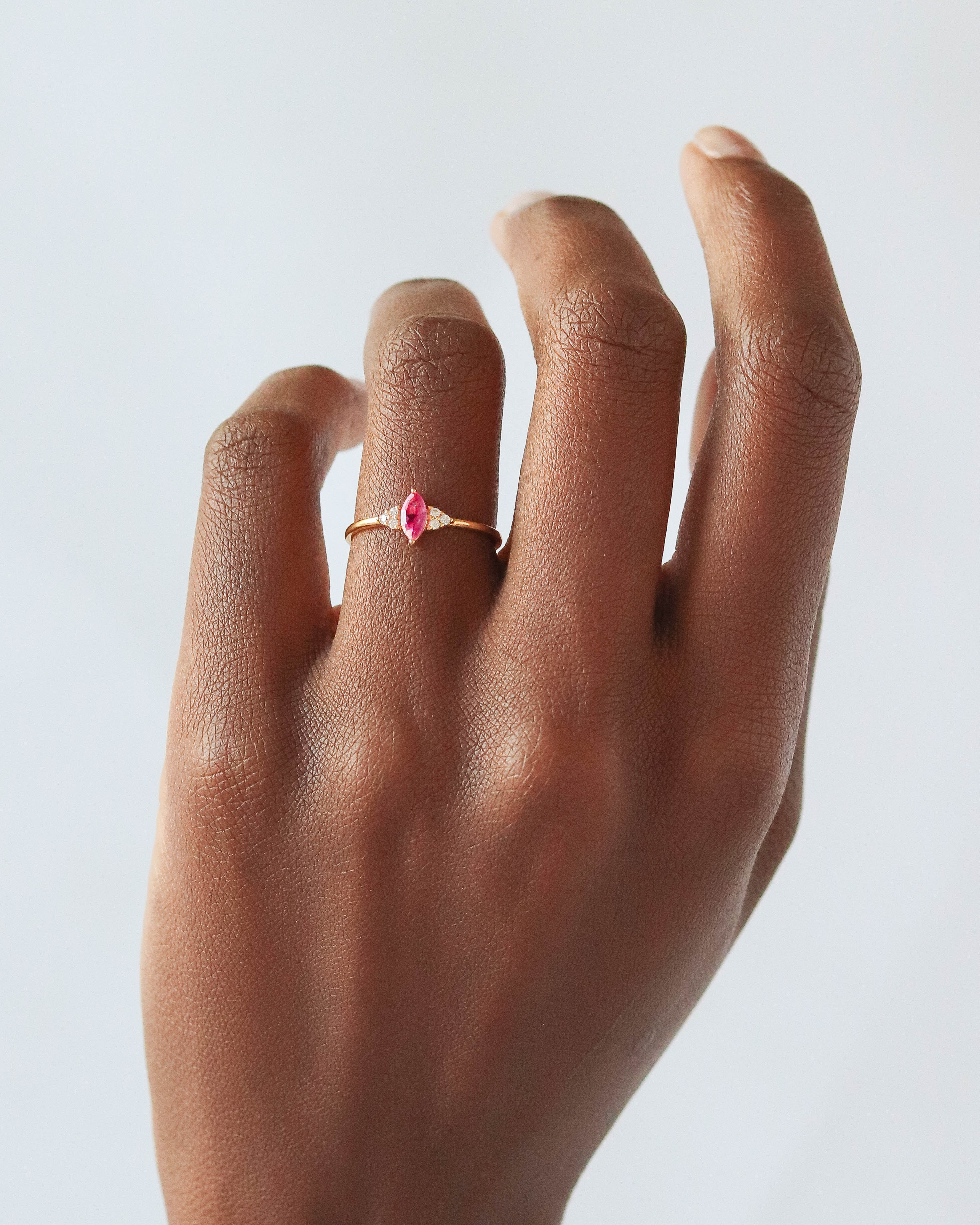 18K Vermeil Pink Ariana Ring