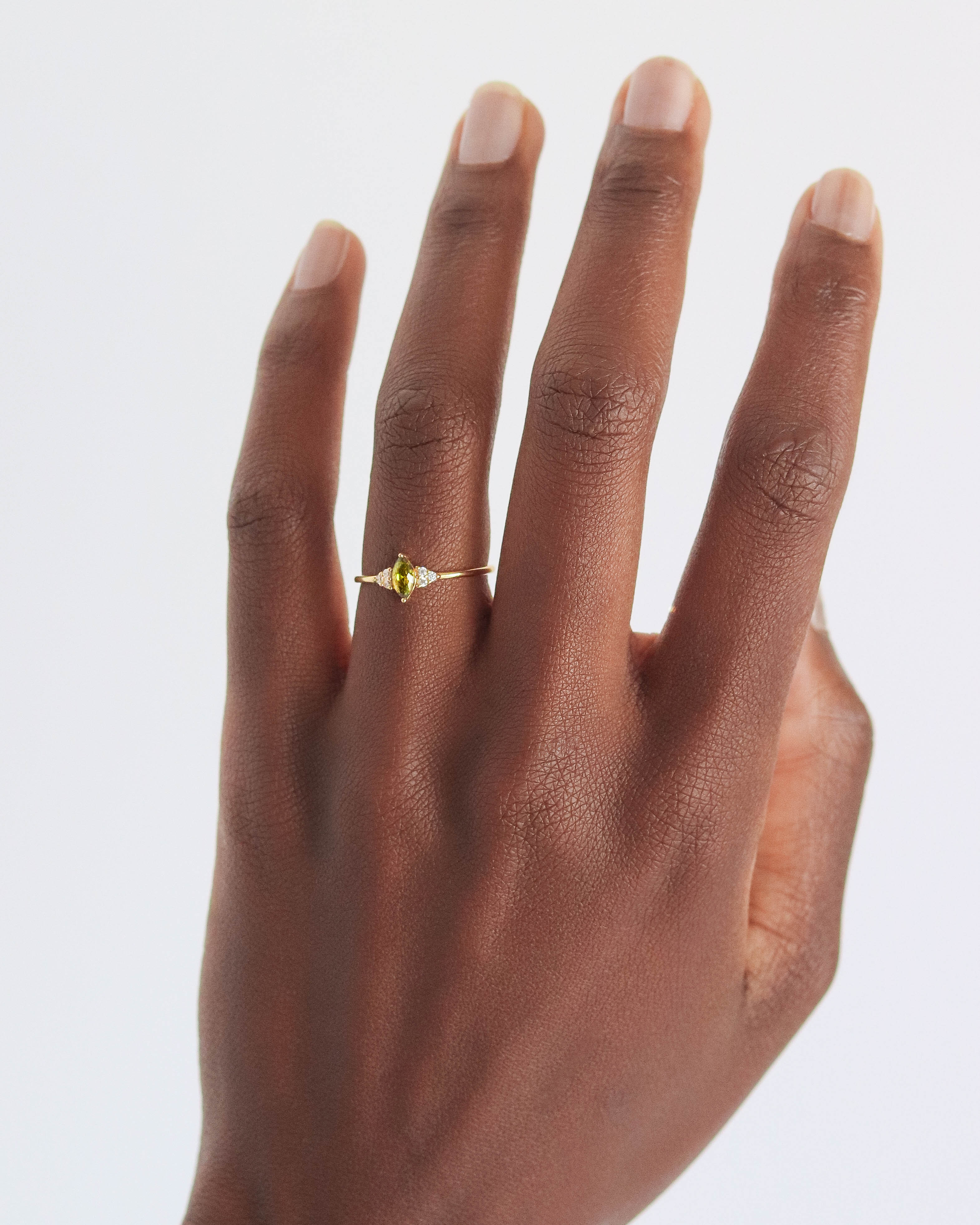18K Vermeil Olive Ariana Ring
