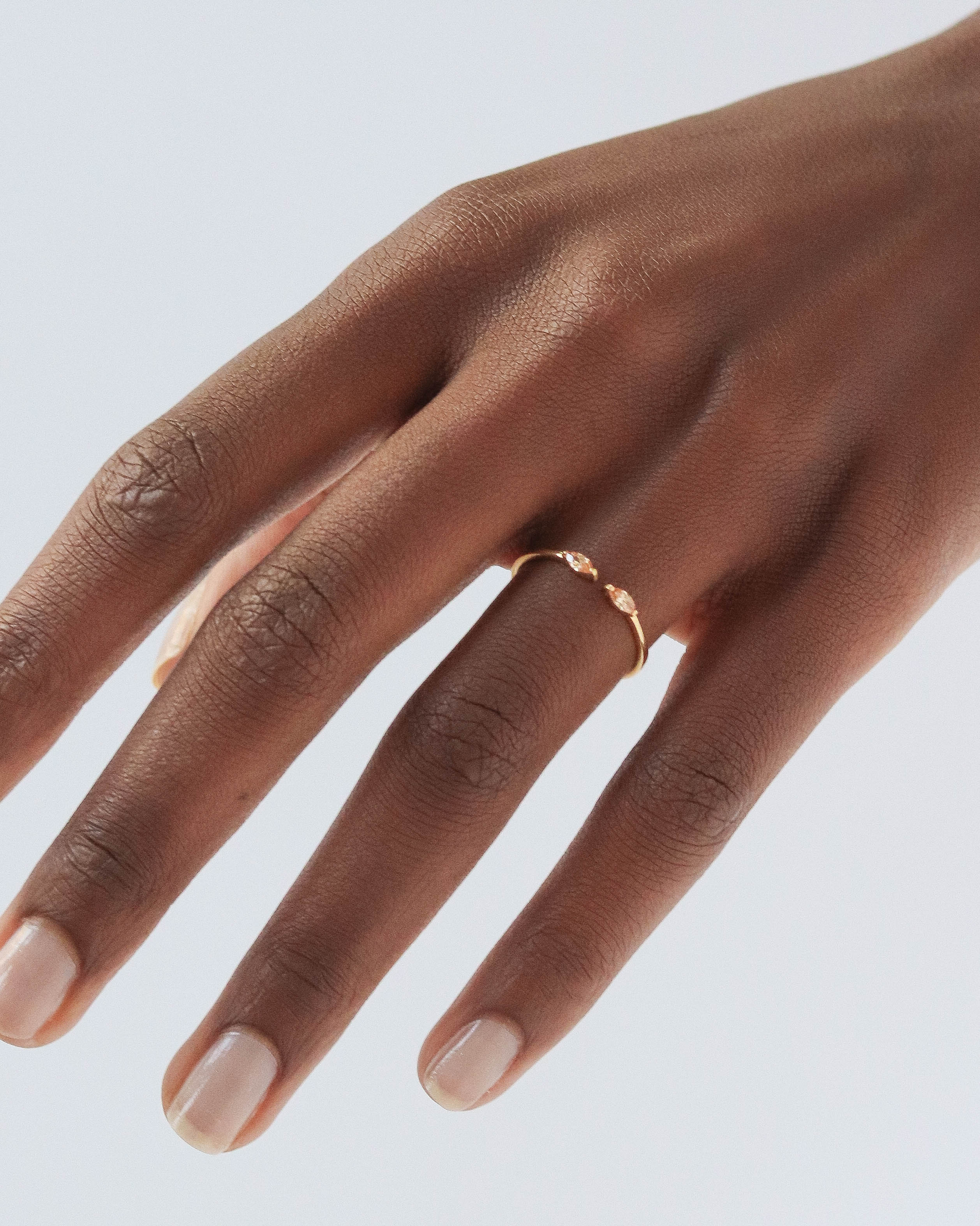 18K Vermeil Champagne Alice Ring