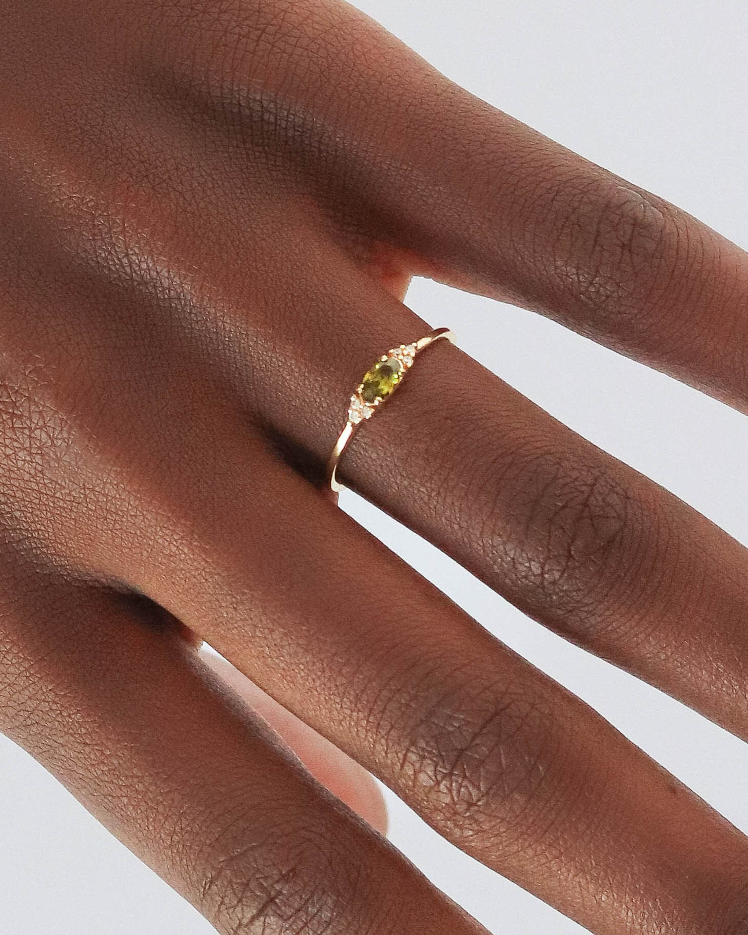 18K Vermeil Olive Adeline Ring