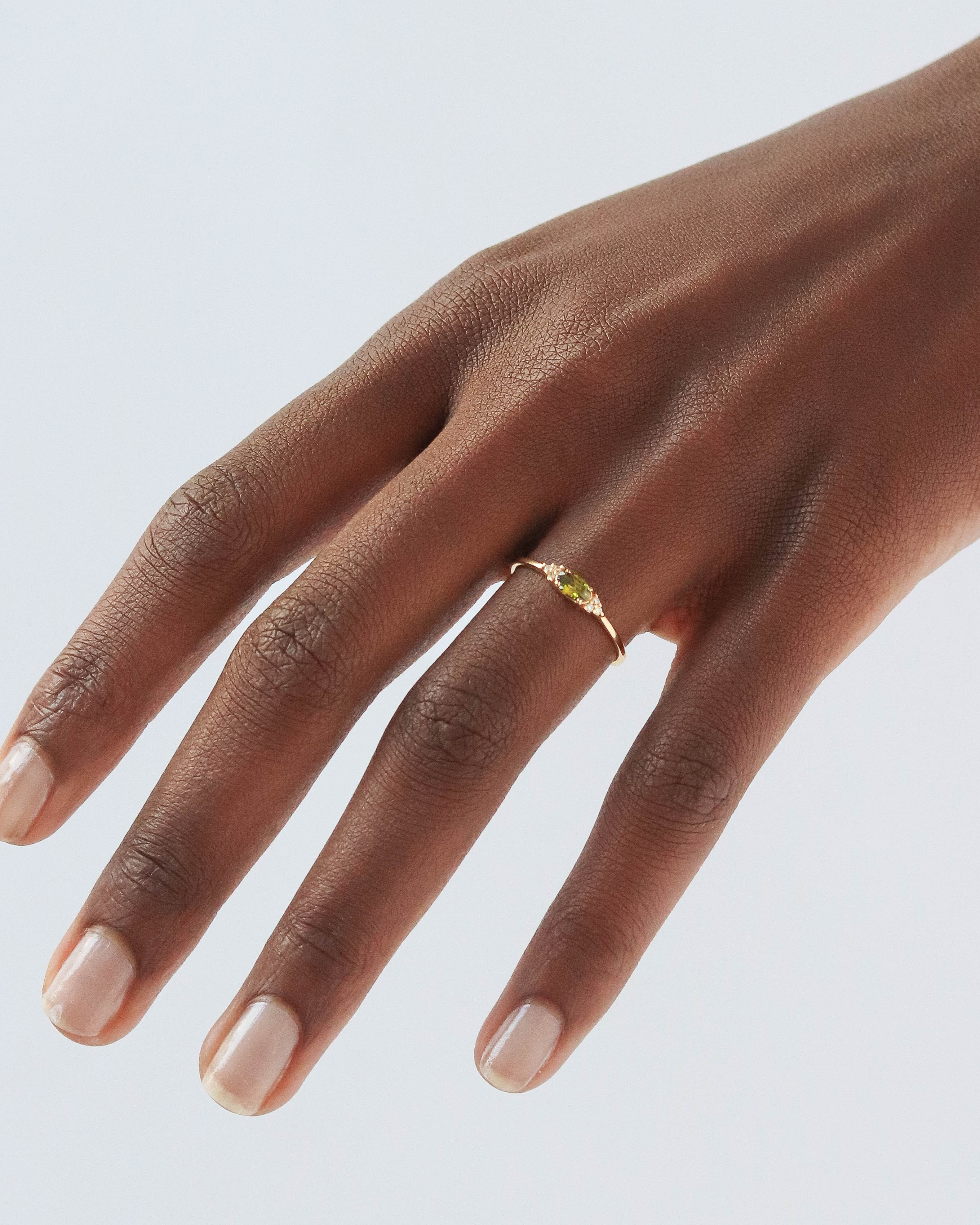 18K Vermeil Olive Adeline Ring