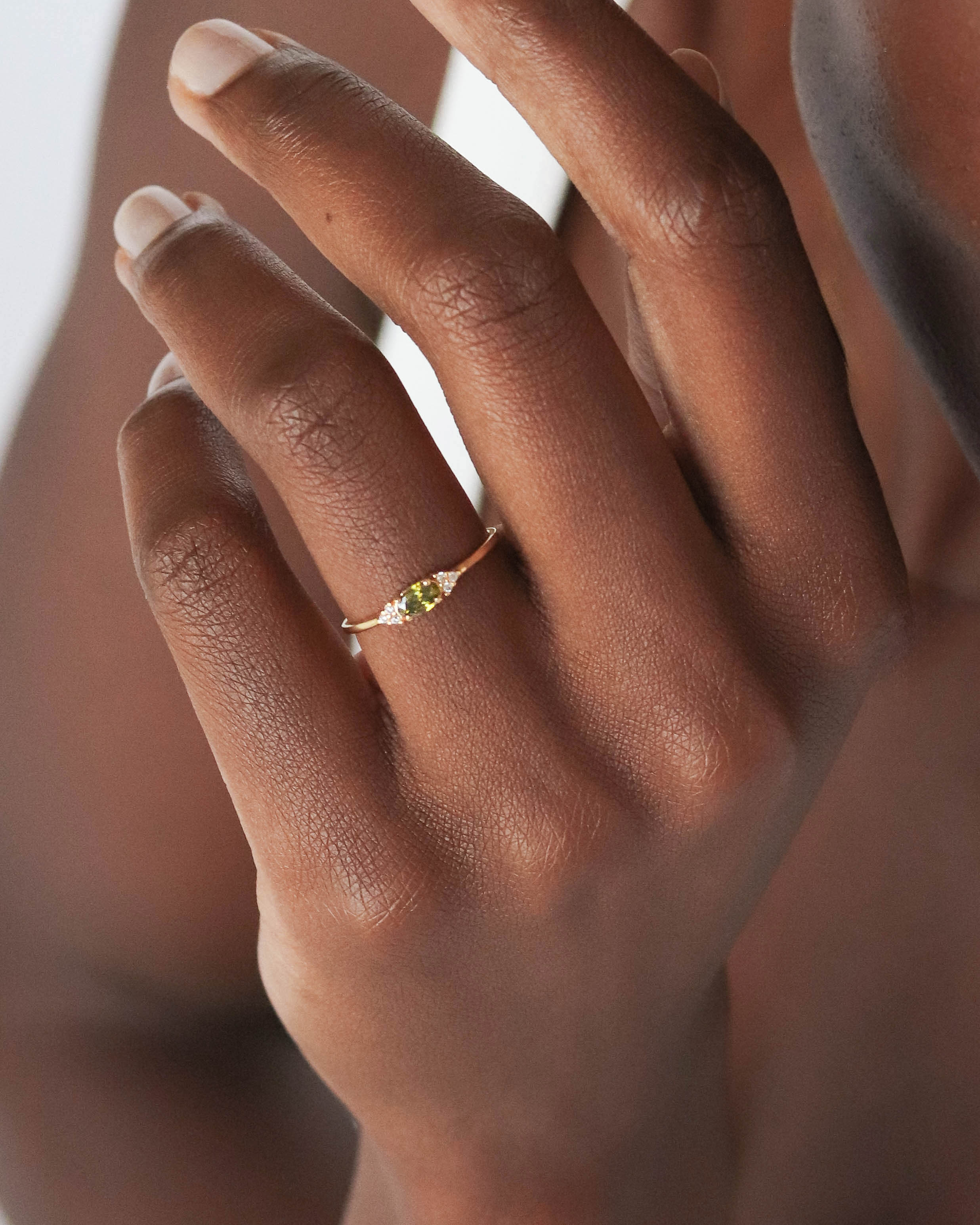 18K Vermeil Olive Adeline Ring