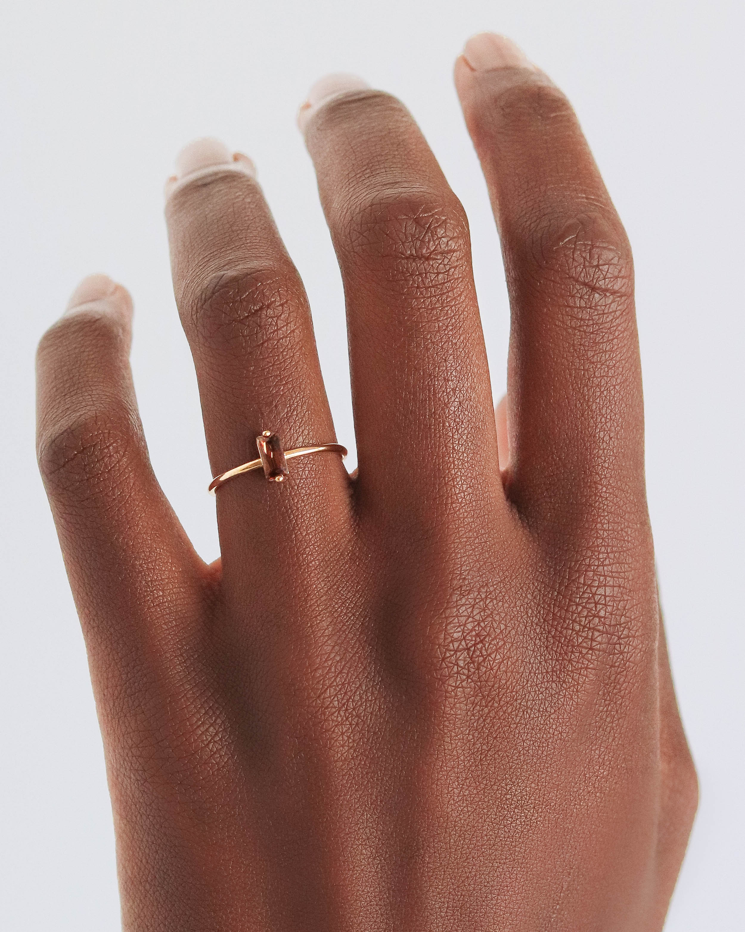 18K Vermeil Brown Juliette Ring