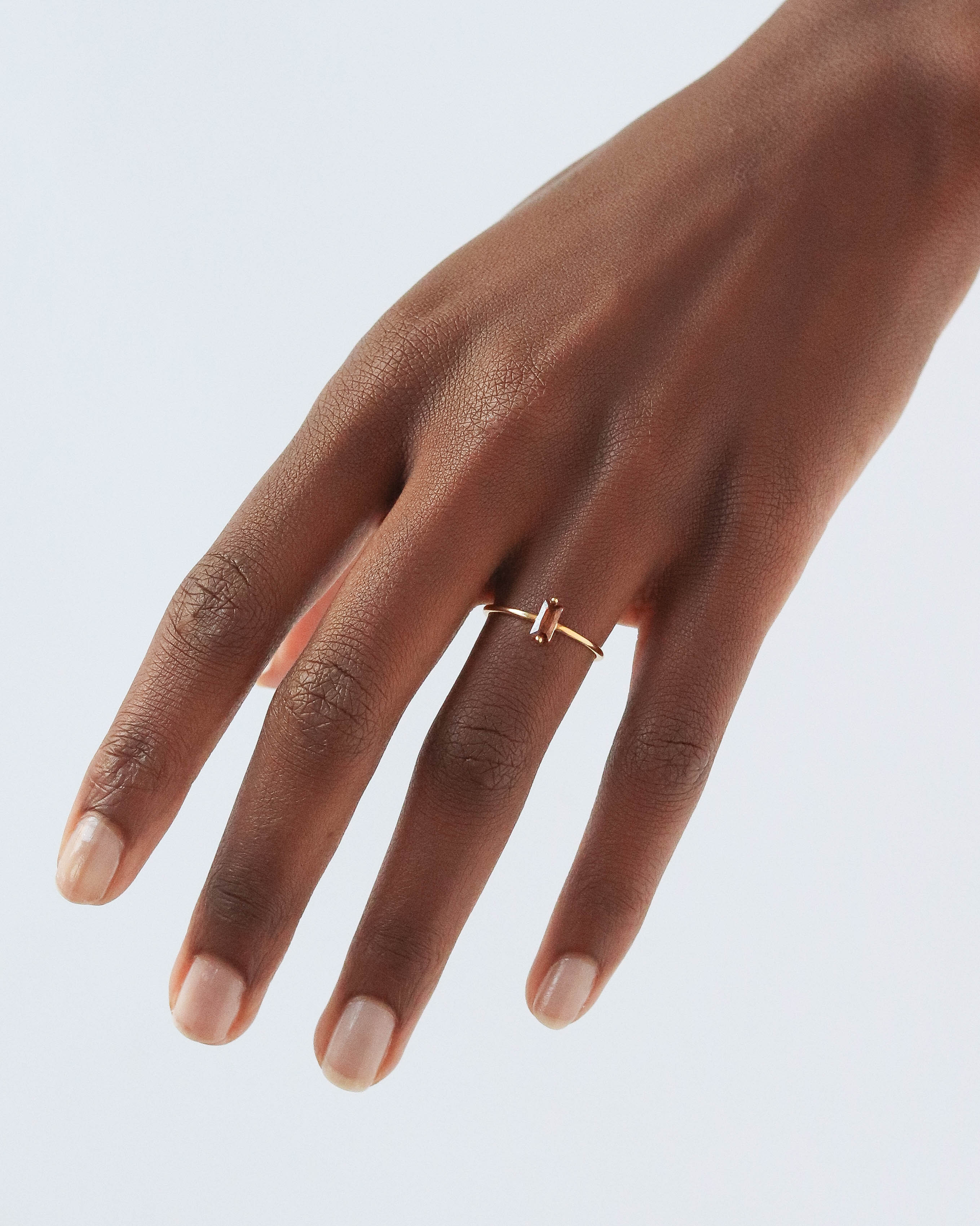 18K Vermeil Brown Juliette Ring