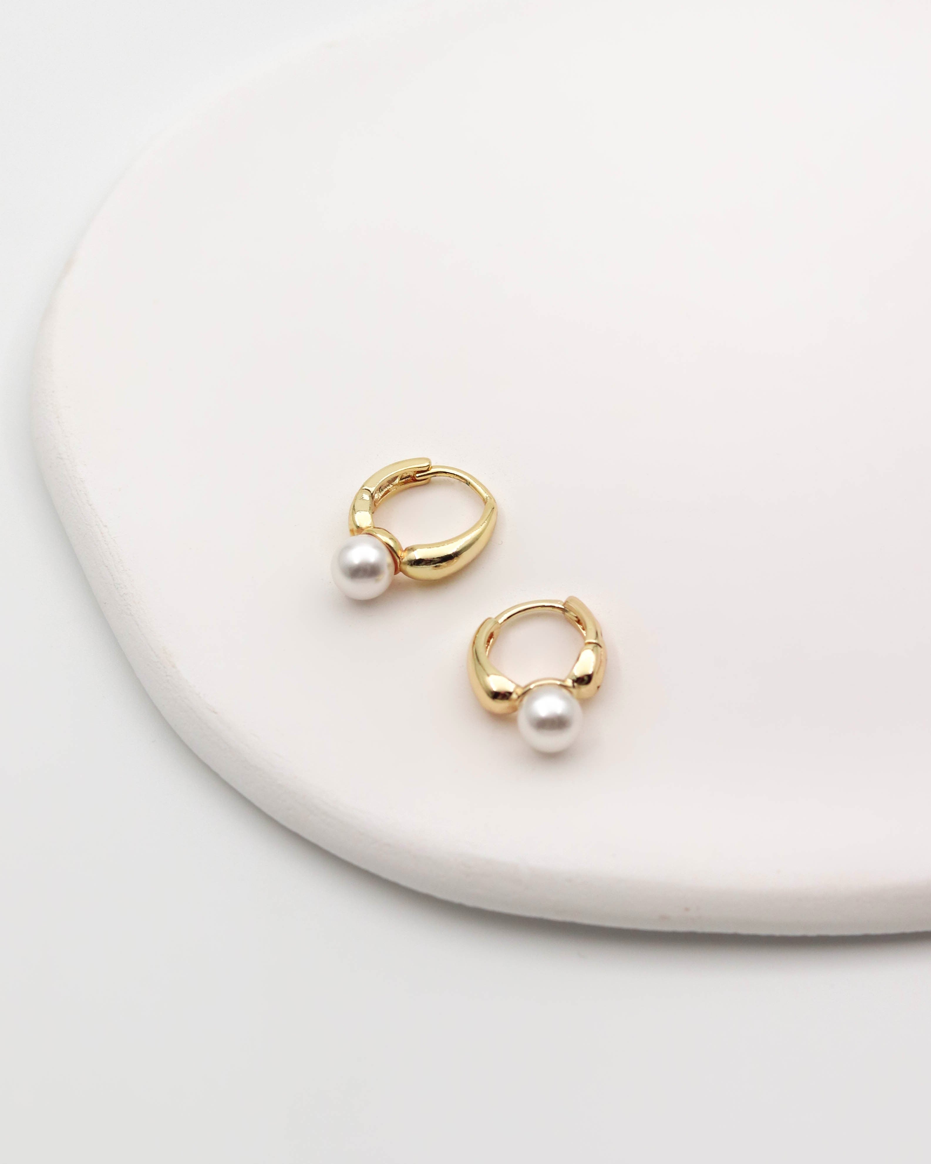 18K Vermeil Theodora Hoops