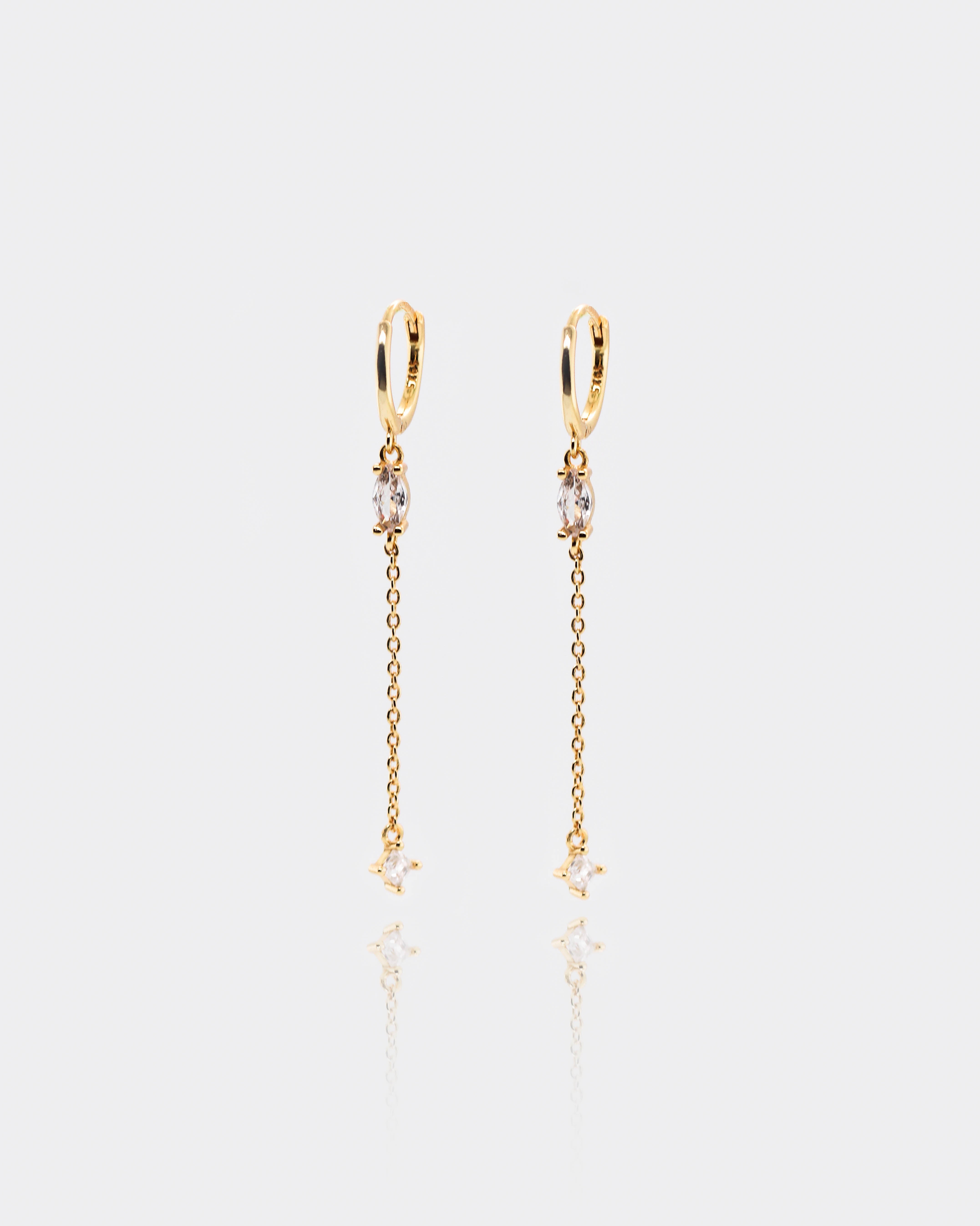 18K Vermeil Jessica Hoops