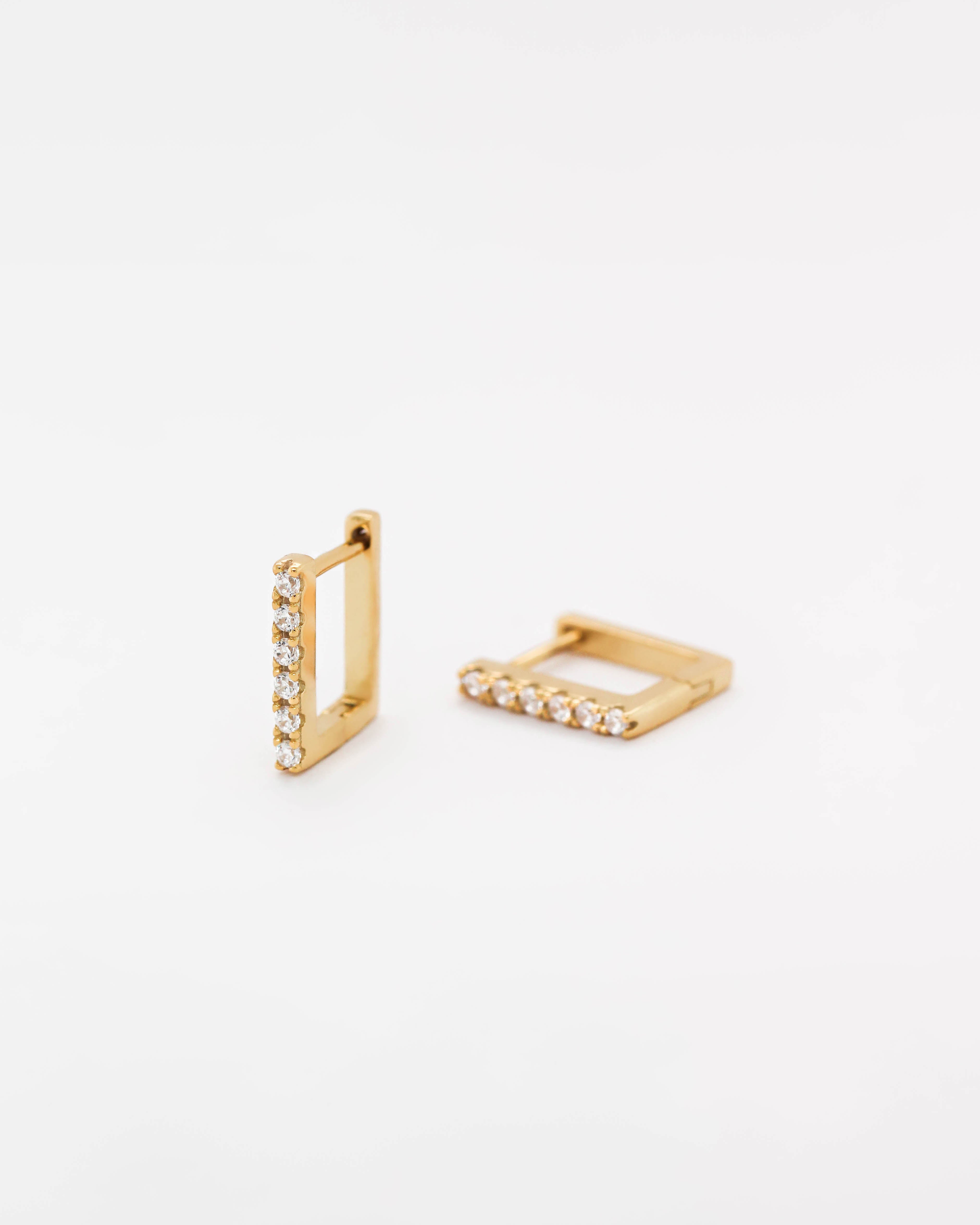18K Gold Vermeil Hoops