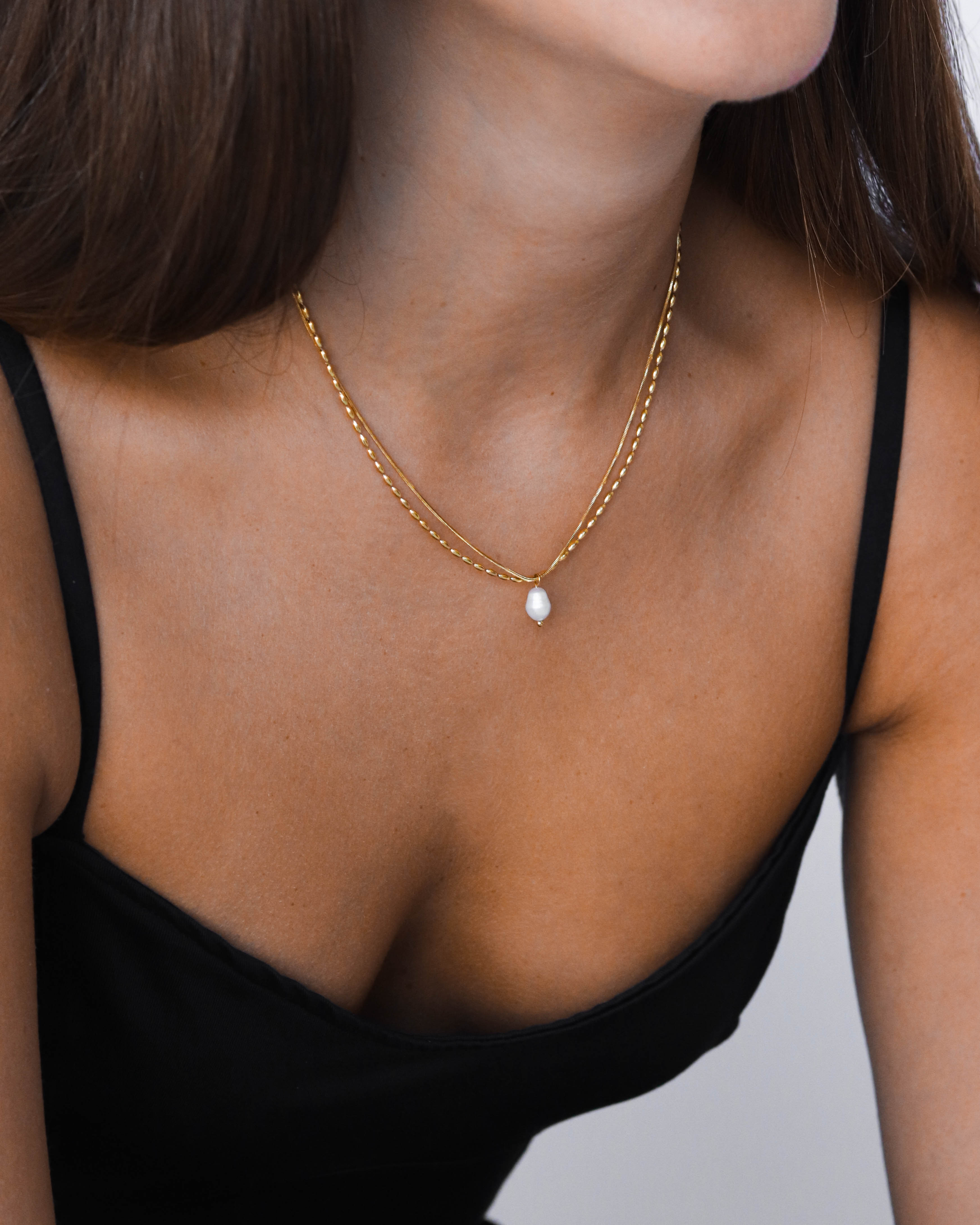 18k Pearl Necklace
