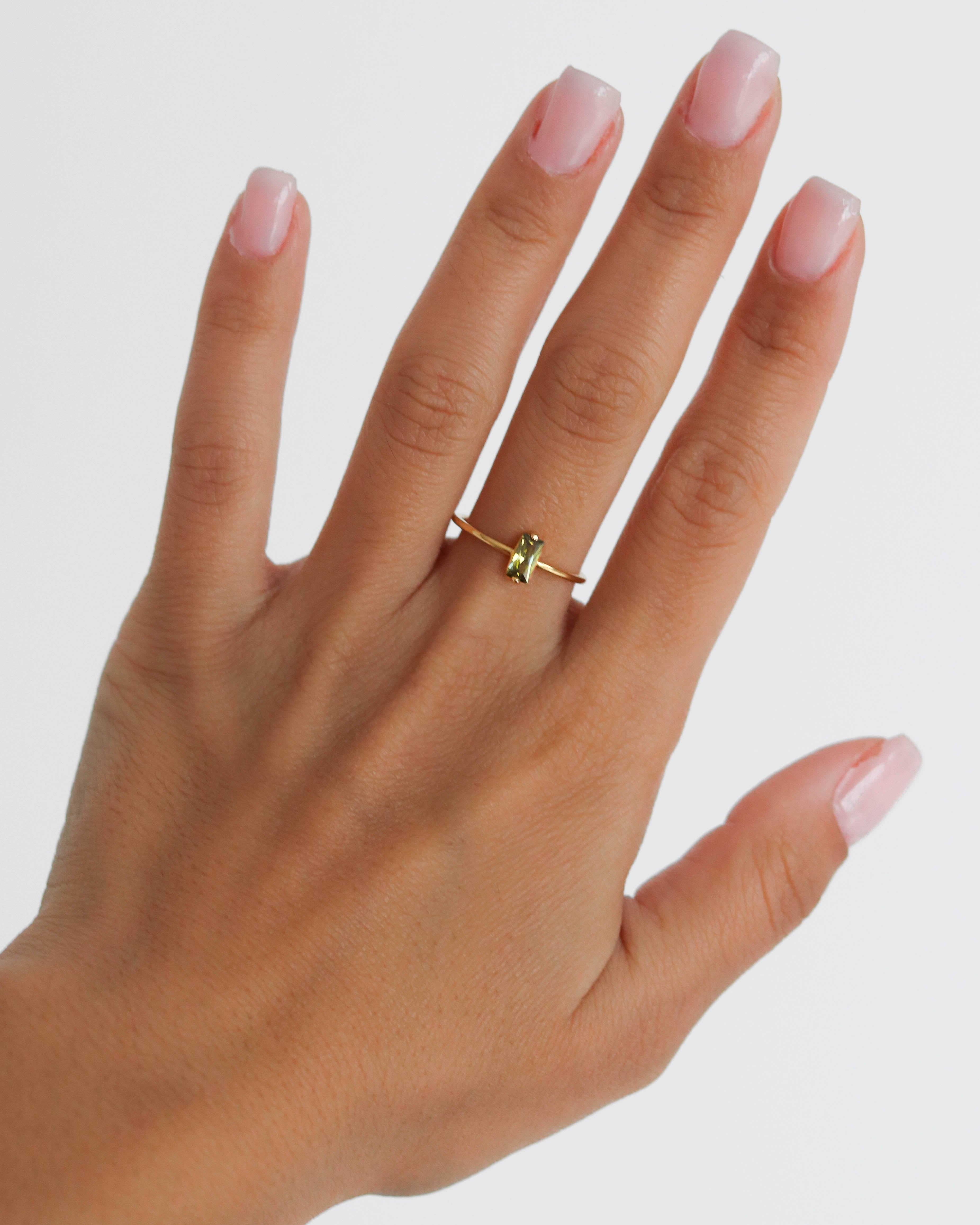 18K Vermeil Green Juliette Ring