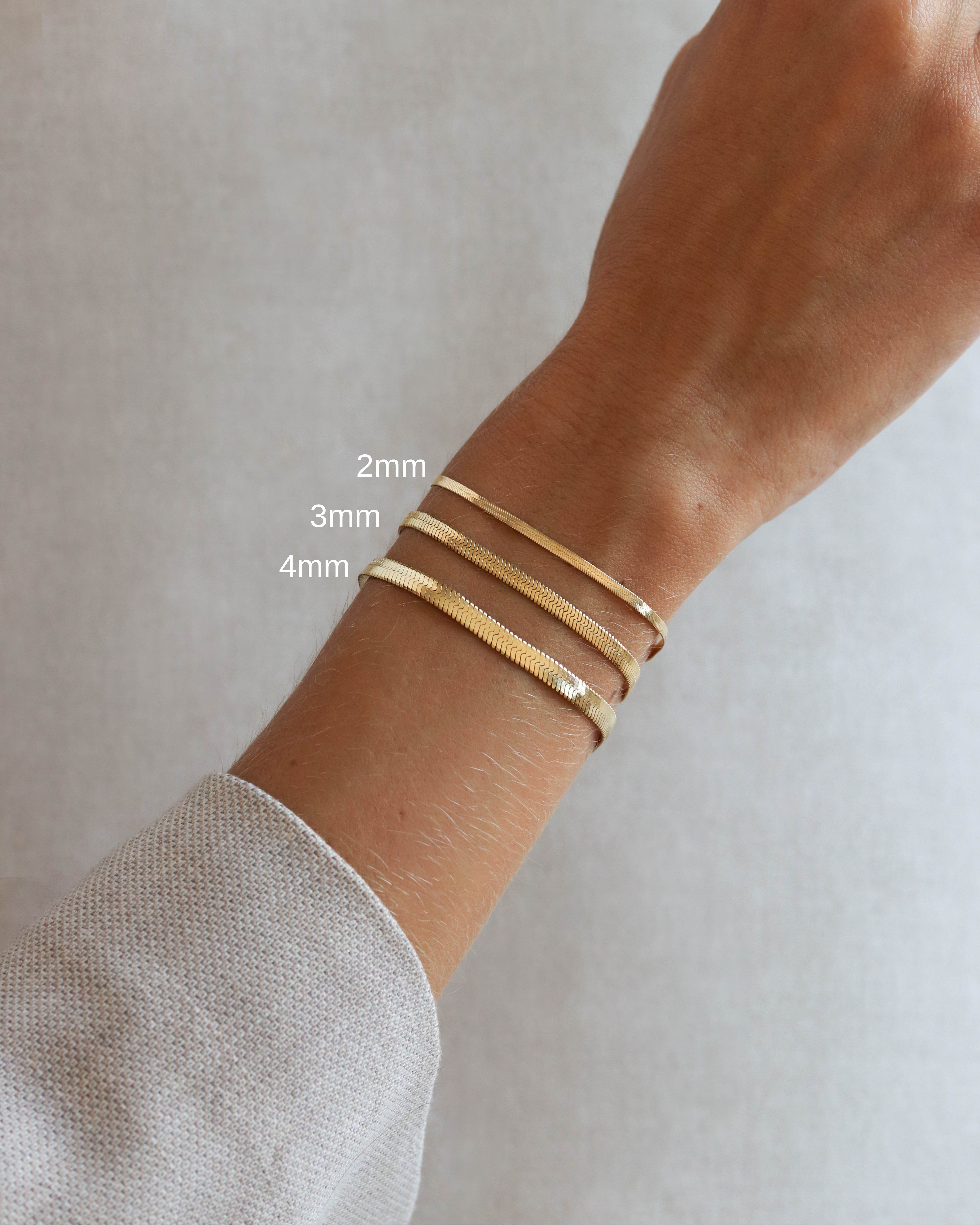 18K Snake Chain Bracelet