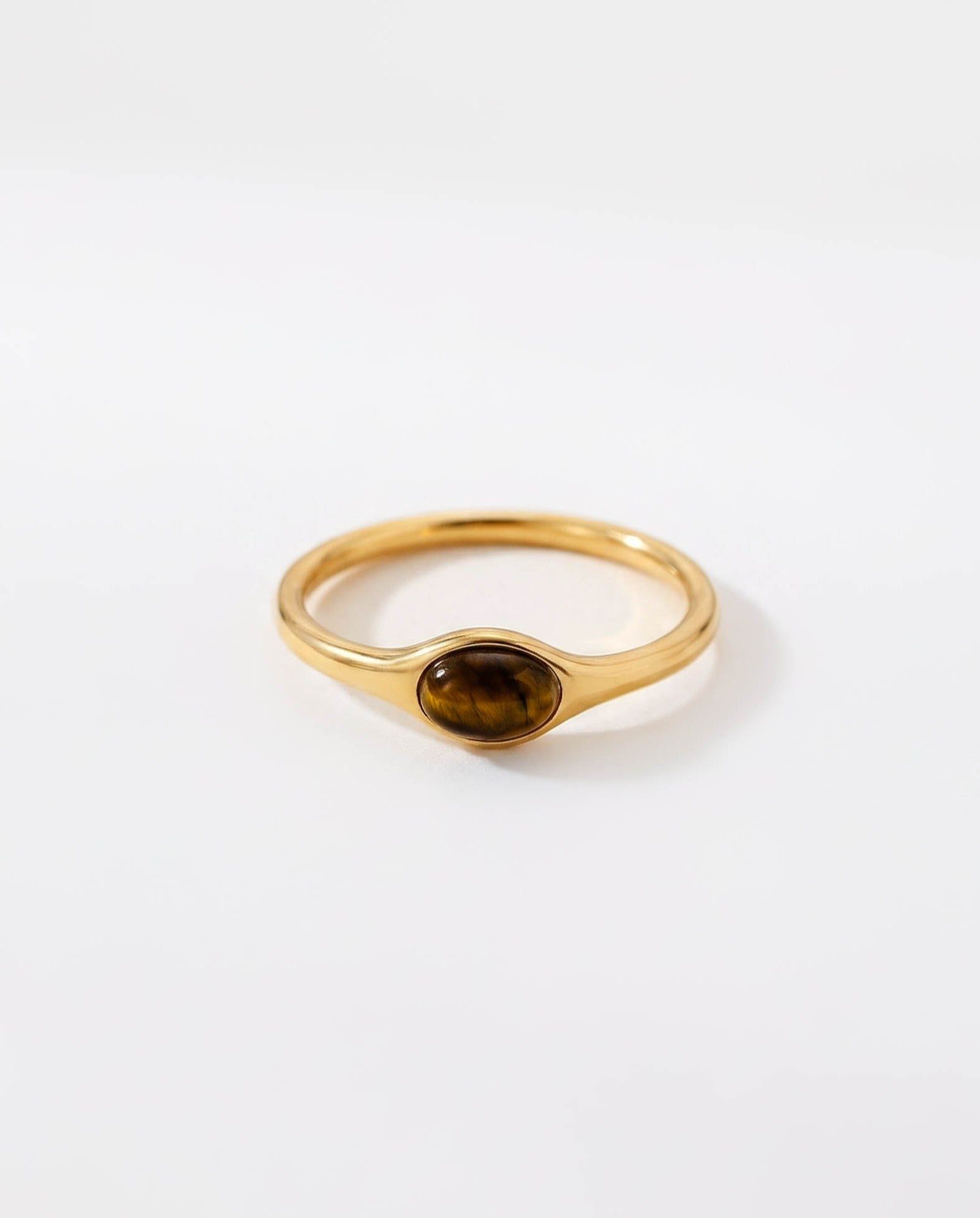 18K Gold Emery Ring