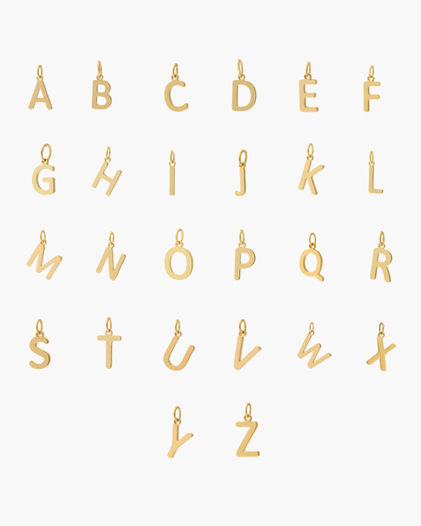 18k Initials Necklace