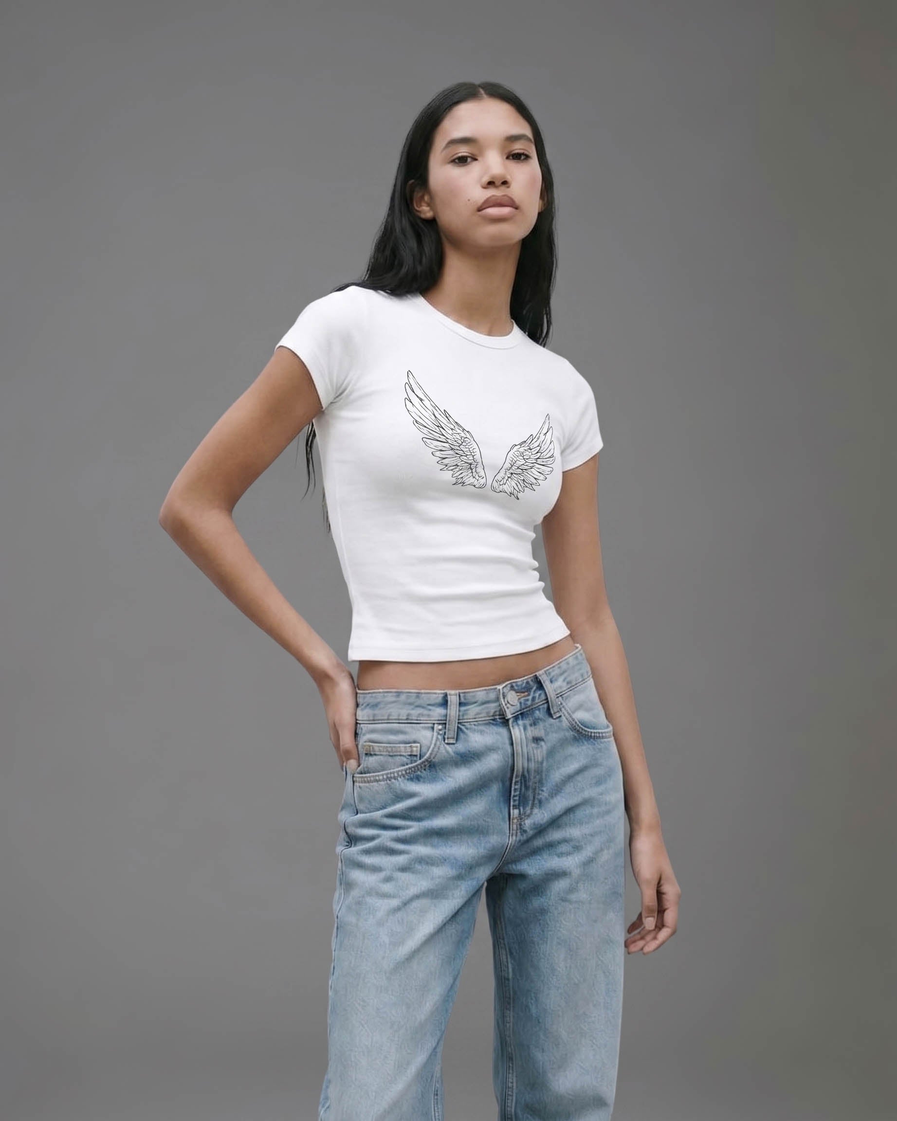 Guardian Angel Wings - Baby Tee