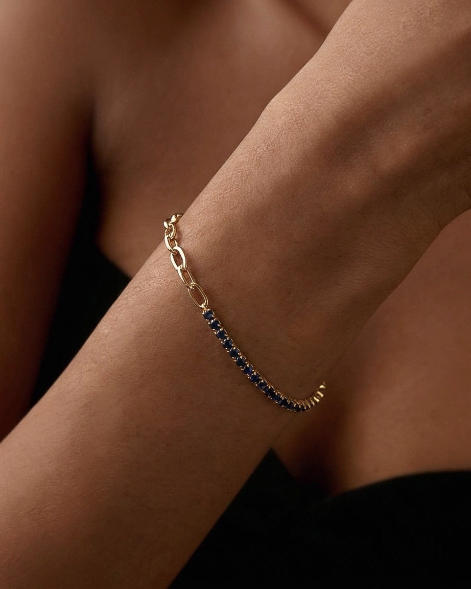 18K Blue Caitlyn Bracelet
