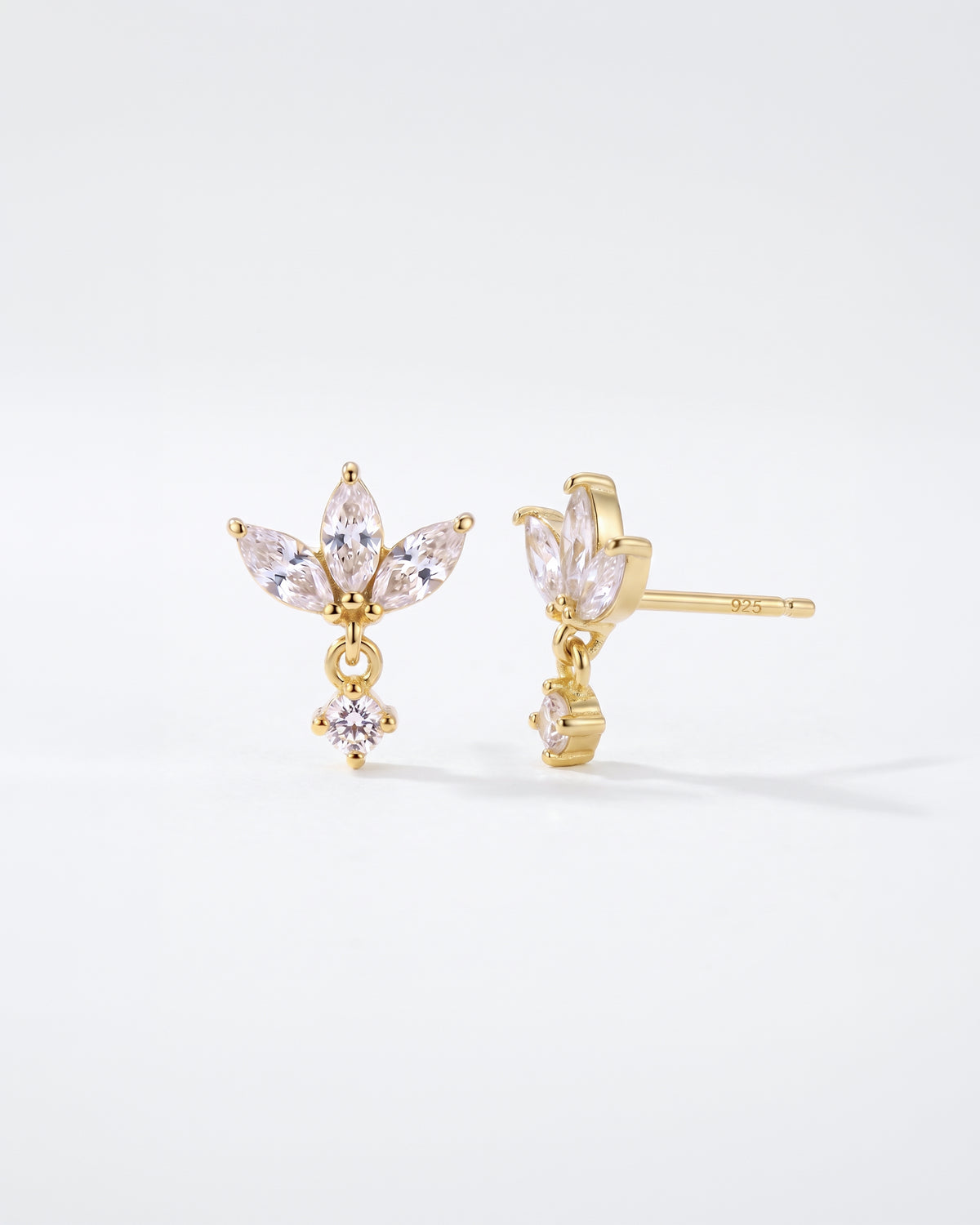 Pendientes Luella Vermeil de 18 quilates